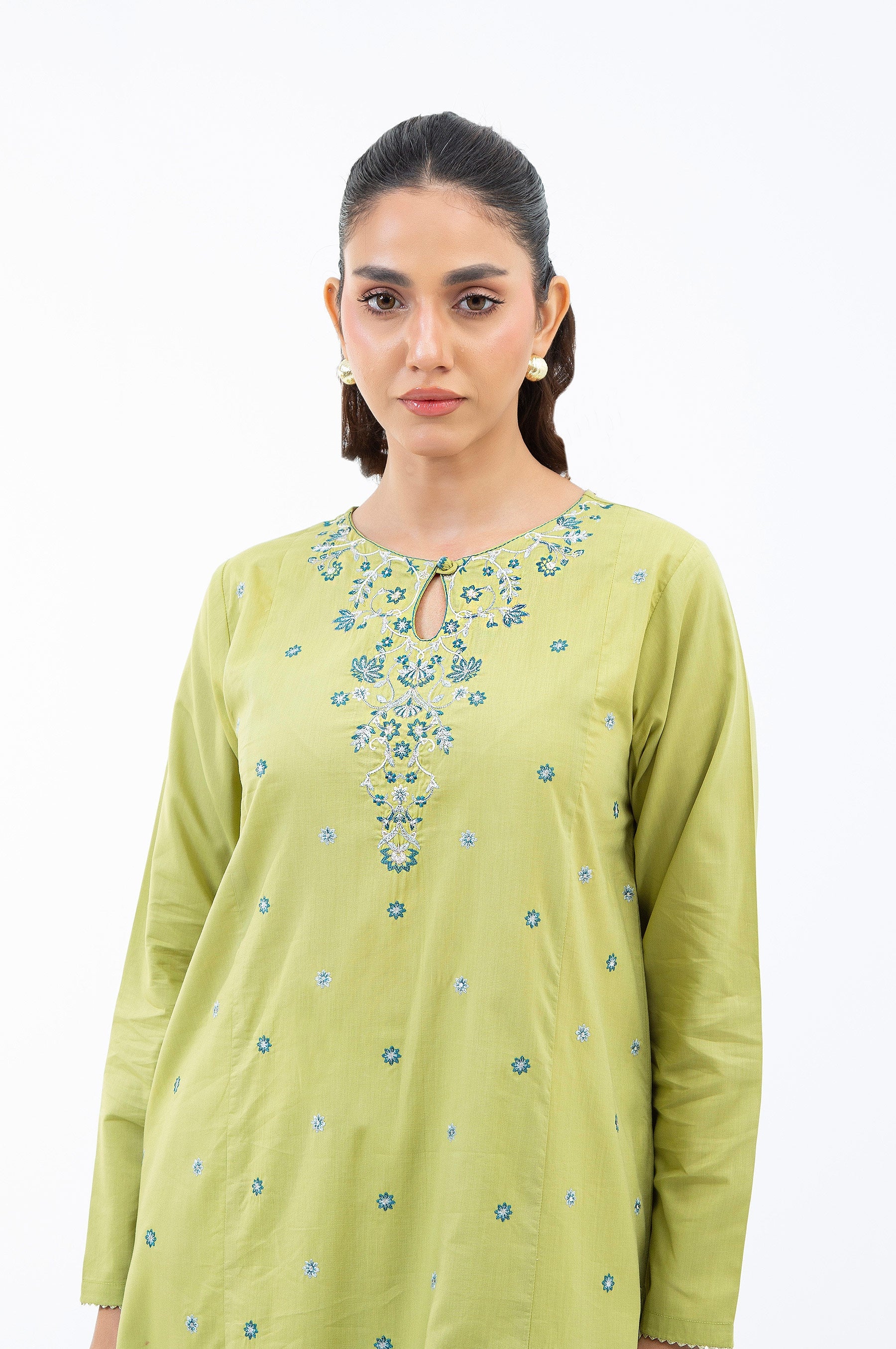STITCHED EMBROIDERED SHIRT BOTTOM (FACTORY E-OUTLET) - Image 6