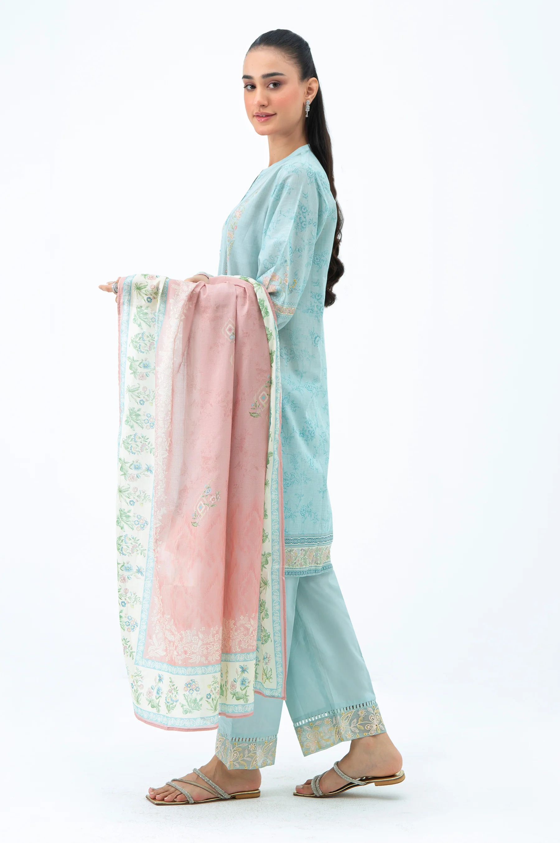 EMBROIDERED LAWN STITCHED SHIRT - Image 3