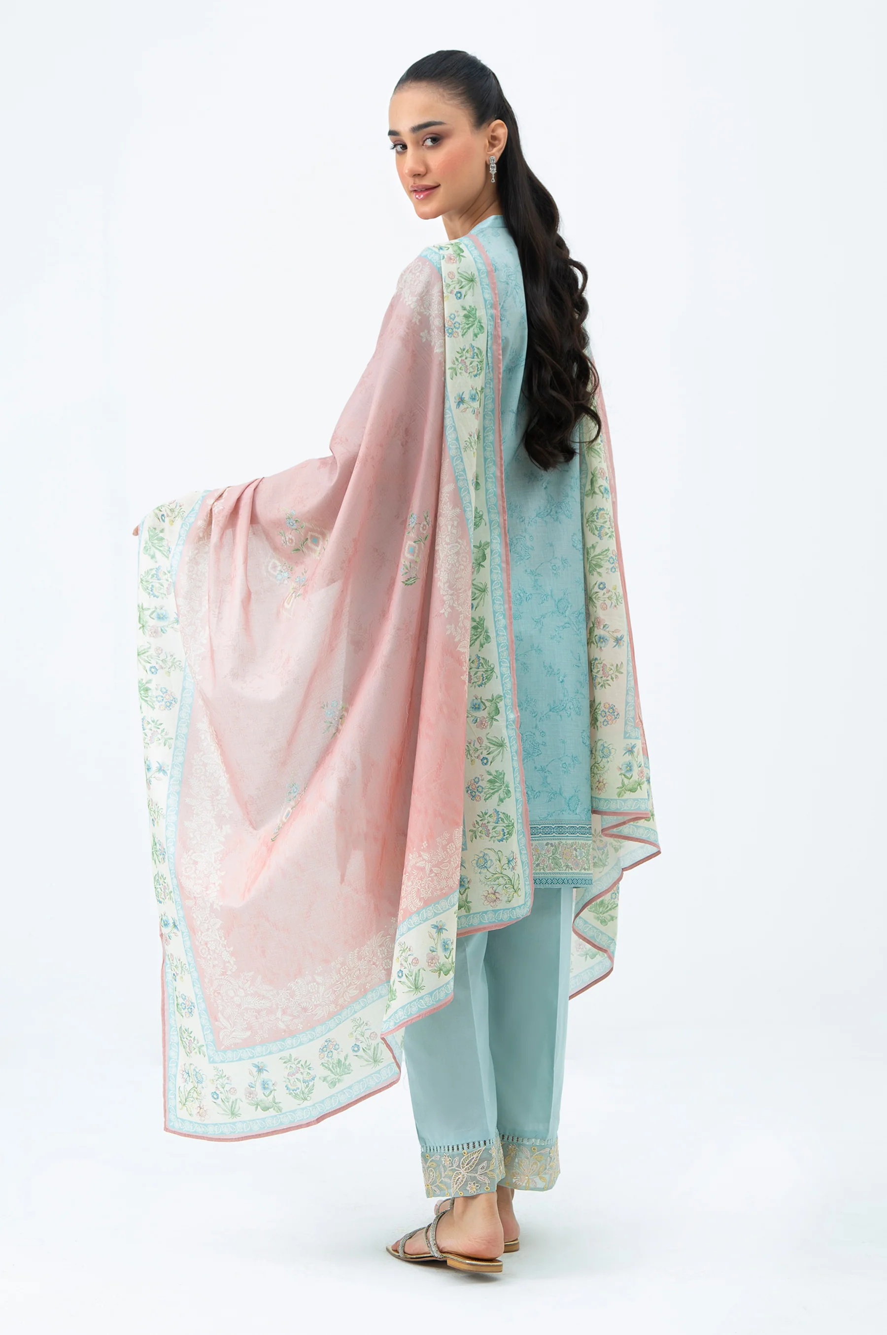 EMBROIDERED LAWN STITCHED SHIRT - Image 4