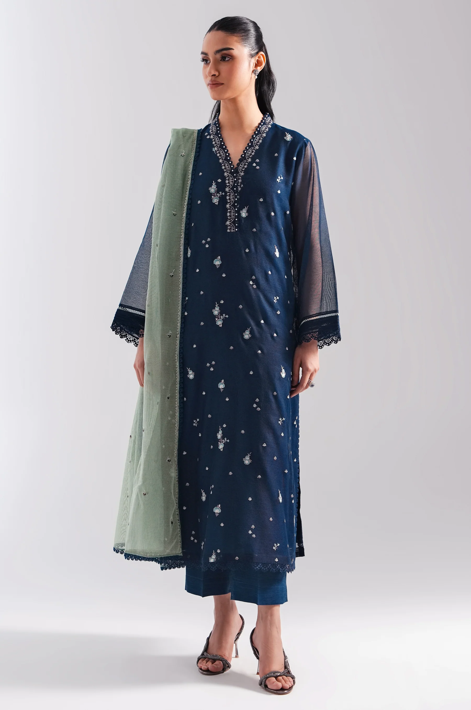 EMBROIDERED SHIRT DUPATTA