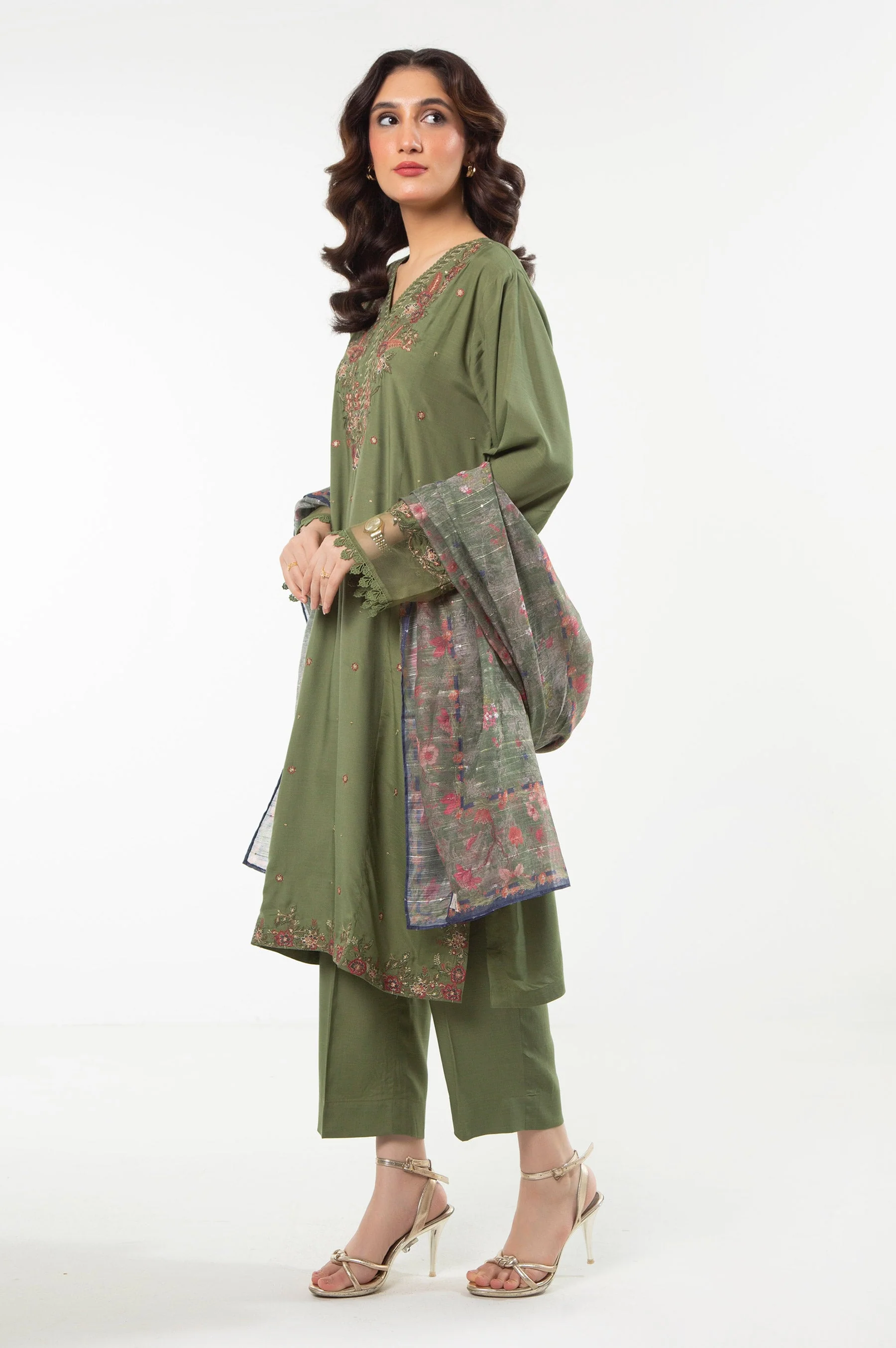 STITCHED EMBROIDERED SHIRT BOTTOM (FACTORY E-OUTLET) - Image 3