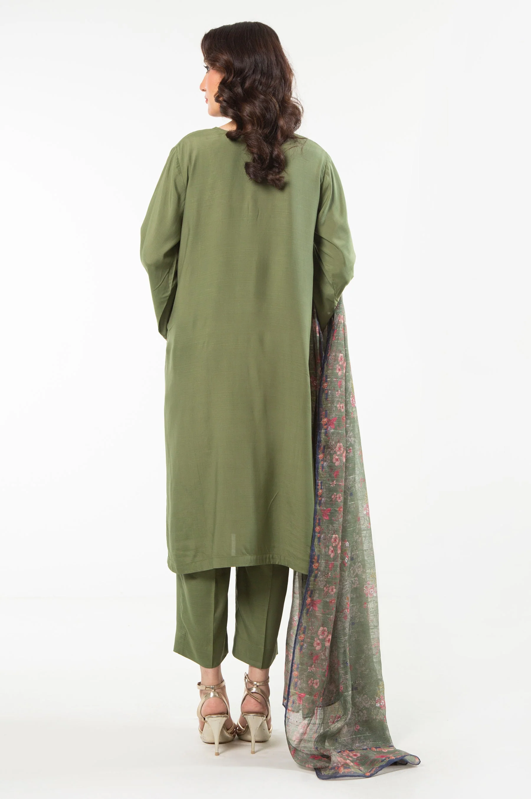 STITCHED EMBROIDERED SHIRT BOTTOM (FACTORY E-OUTLET) - Image 4