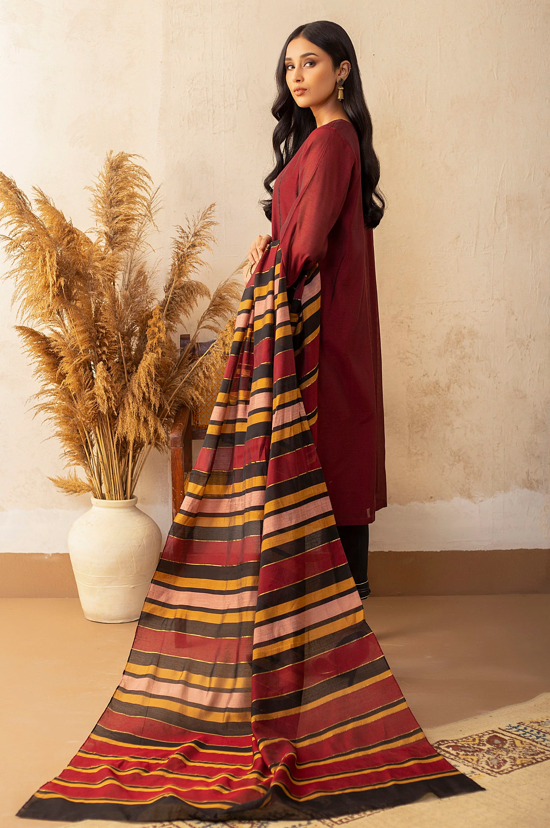 Stitched 2 Piece Staple Embroidered Suit - Image 4