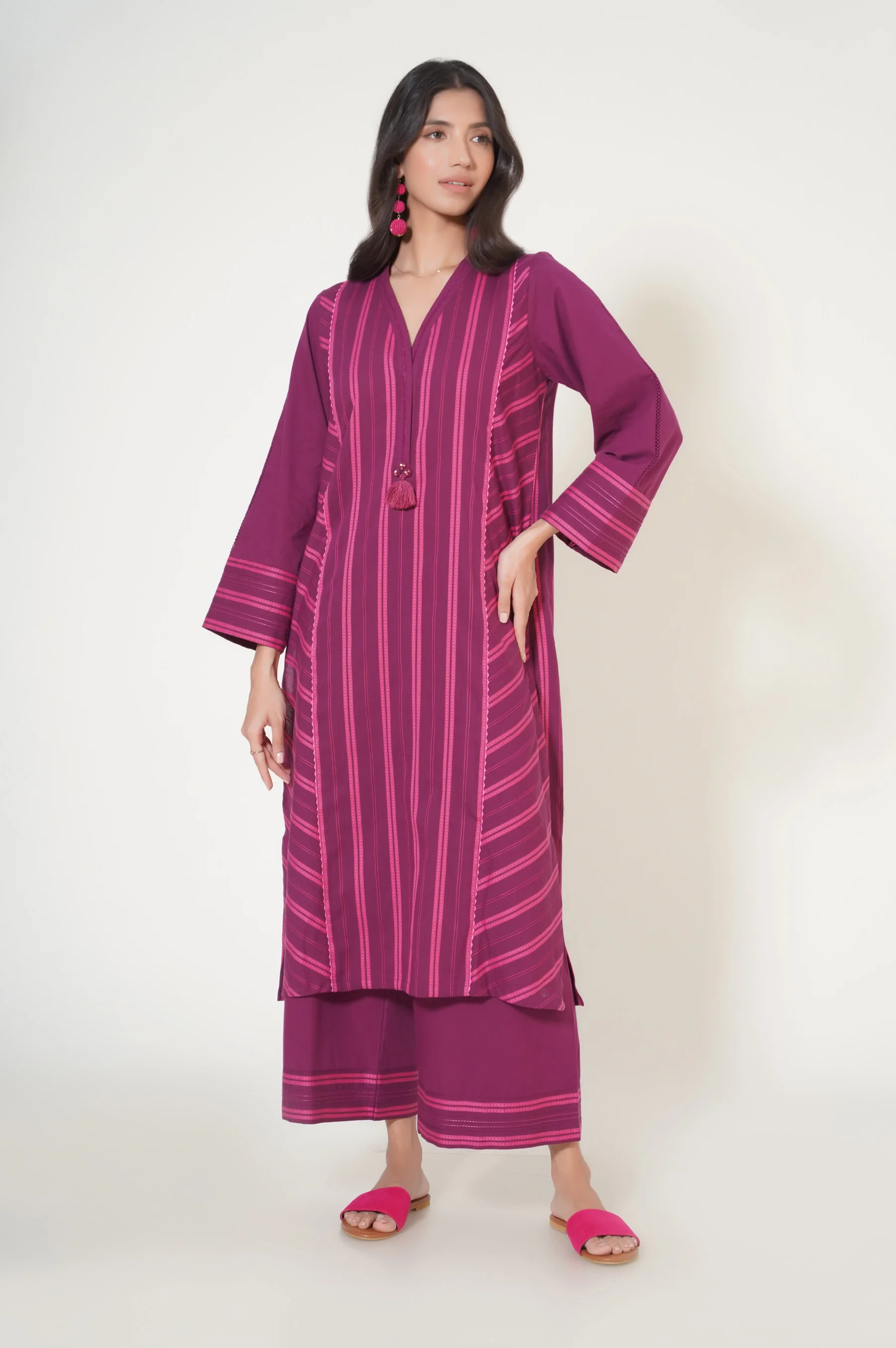 Stitched 2 Piece Jacquard Suit