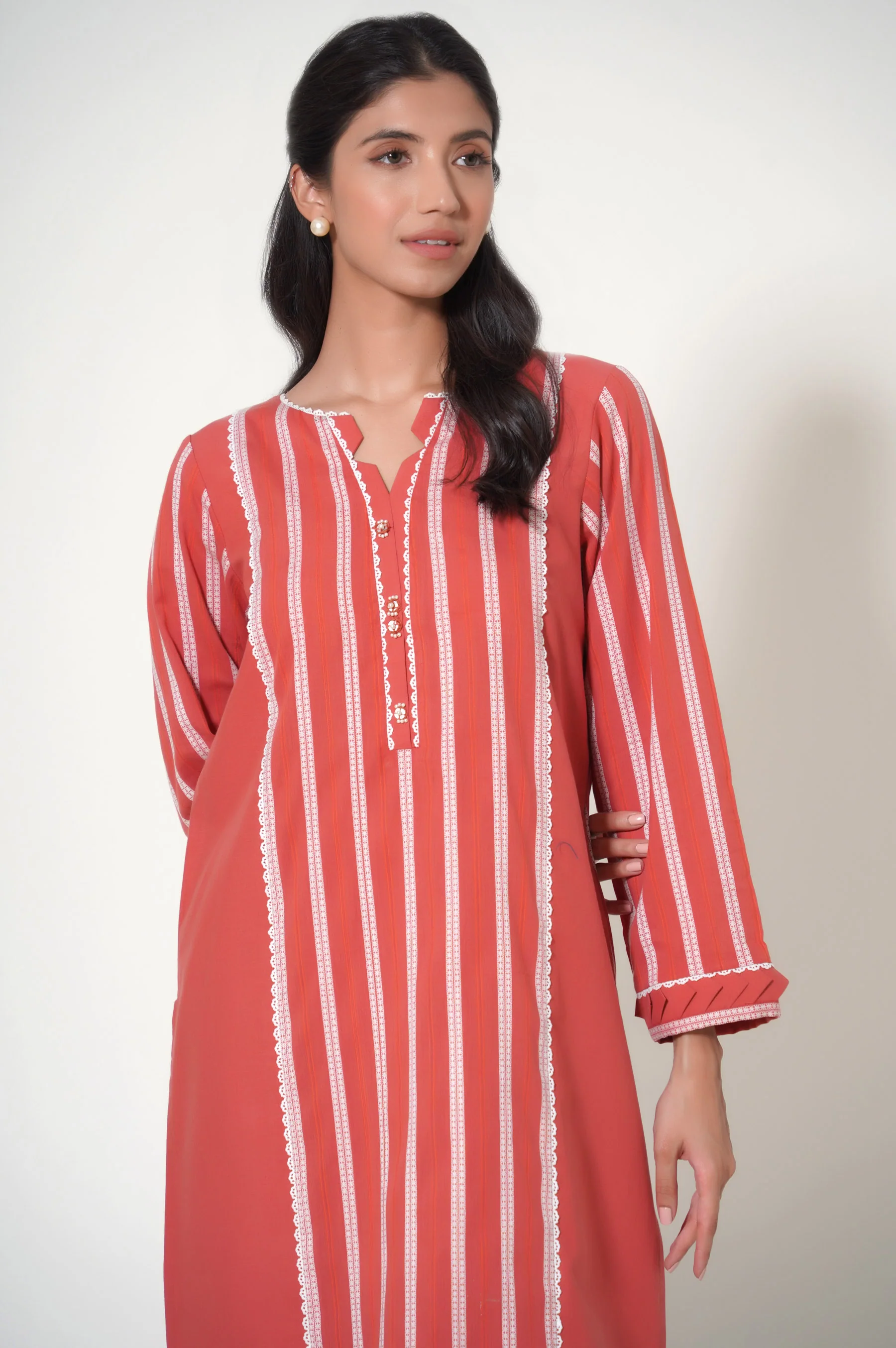 Stitched 2 Piece Jacquard Suit - Image 3