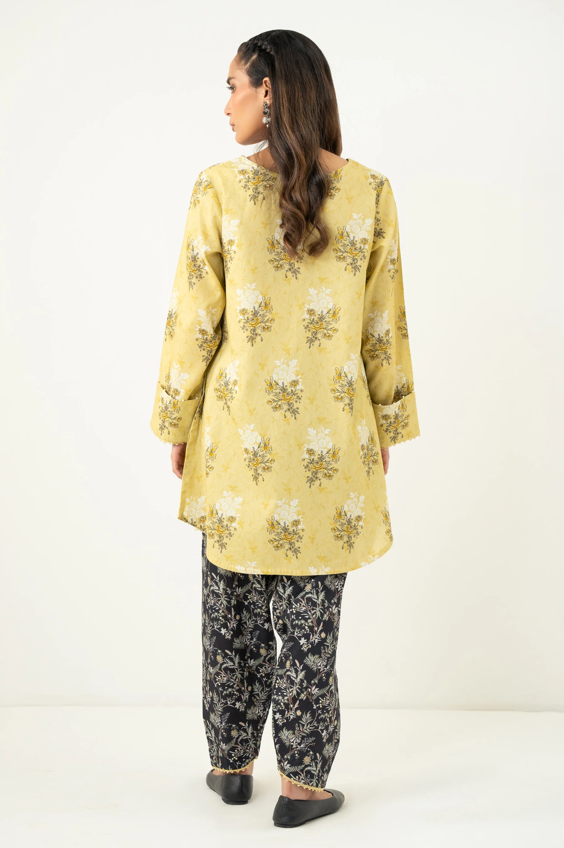 STITCHED PRINTED SHIRT BOTTOM - Image 4
