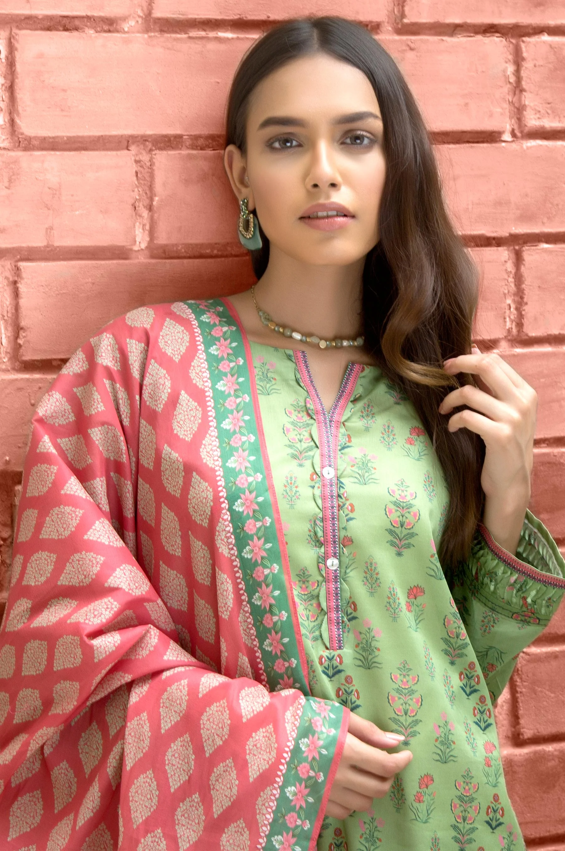 Stitched 2 Piece Printed Lawn Suit - Image 4