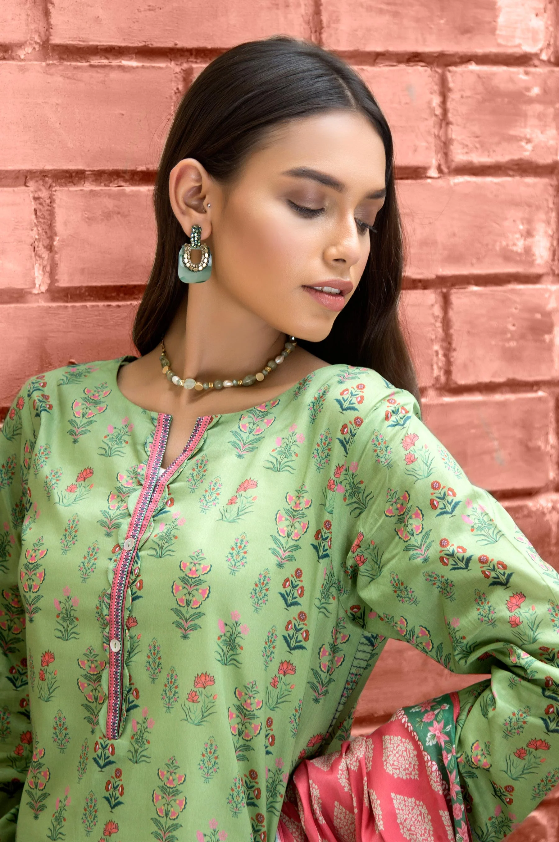 Stitched 2 Piece Printed Lawn Suit - Image 5