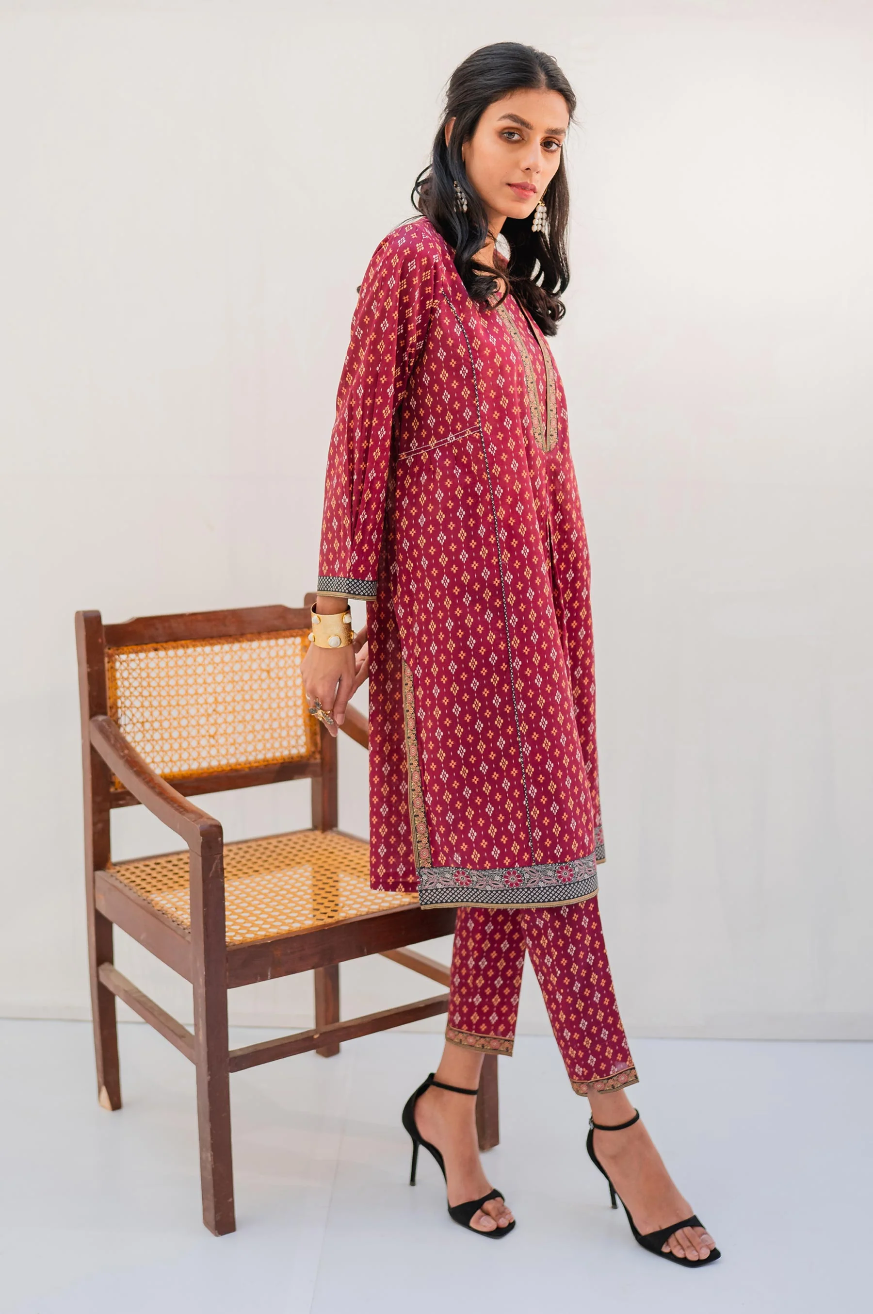 Stitched 2 Piece Printed Lawn Suit - Image 5