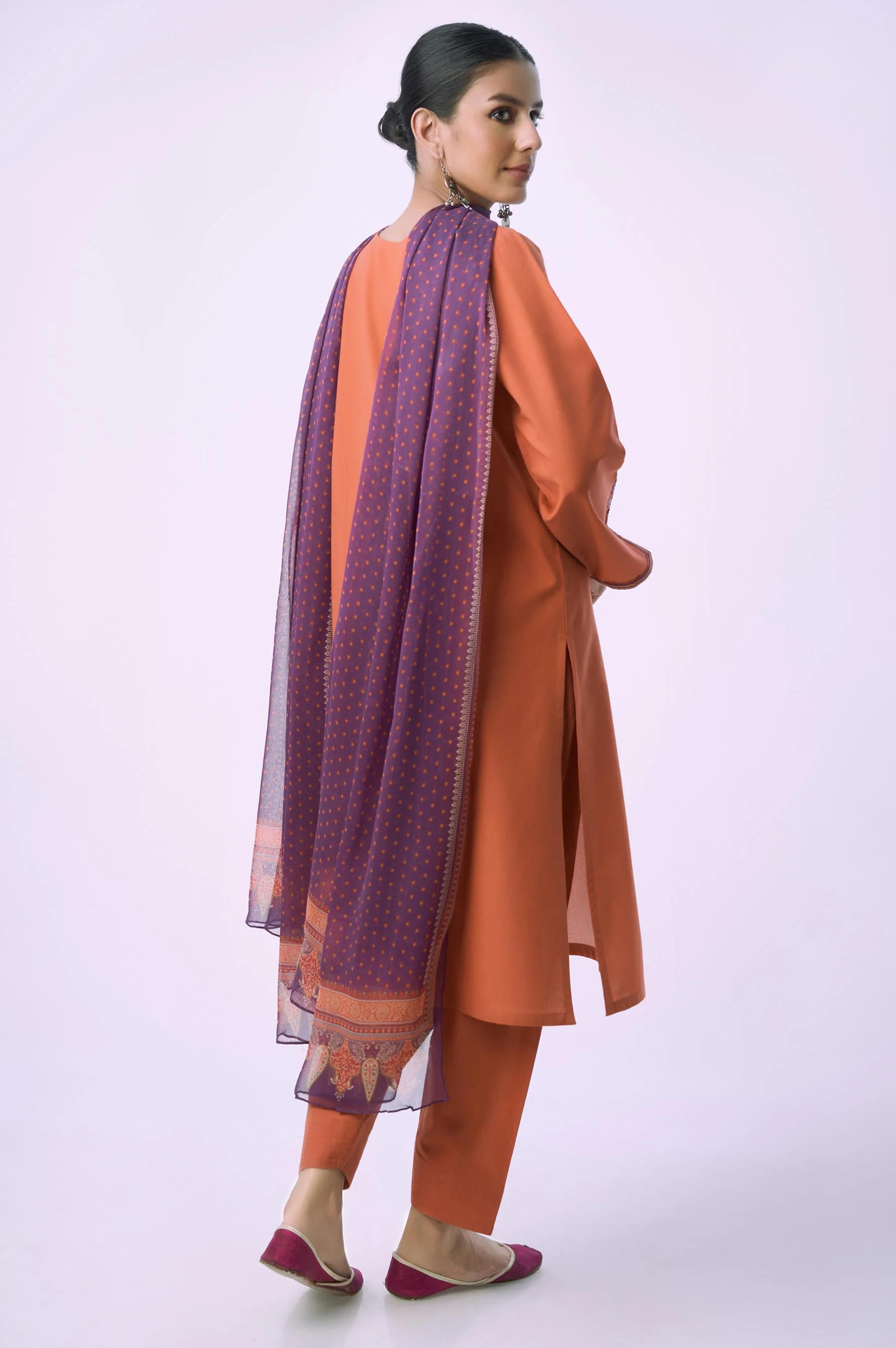 Stitched 2 Piece Printed Lawn Suit - Image 2