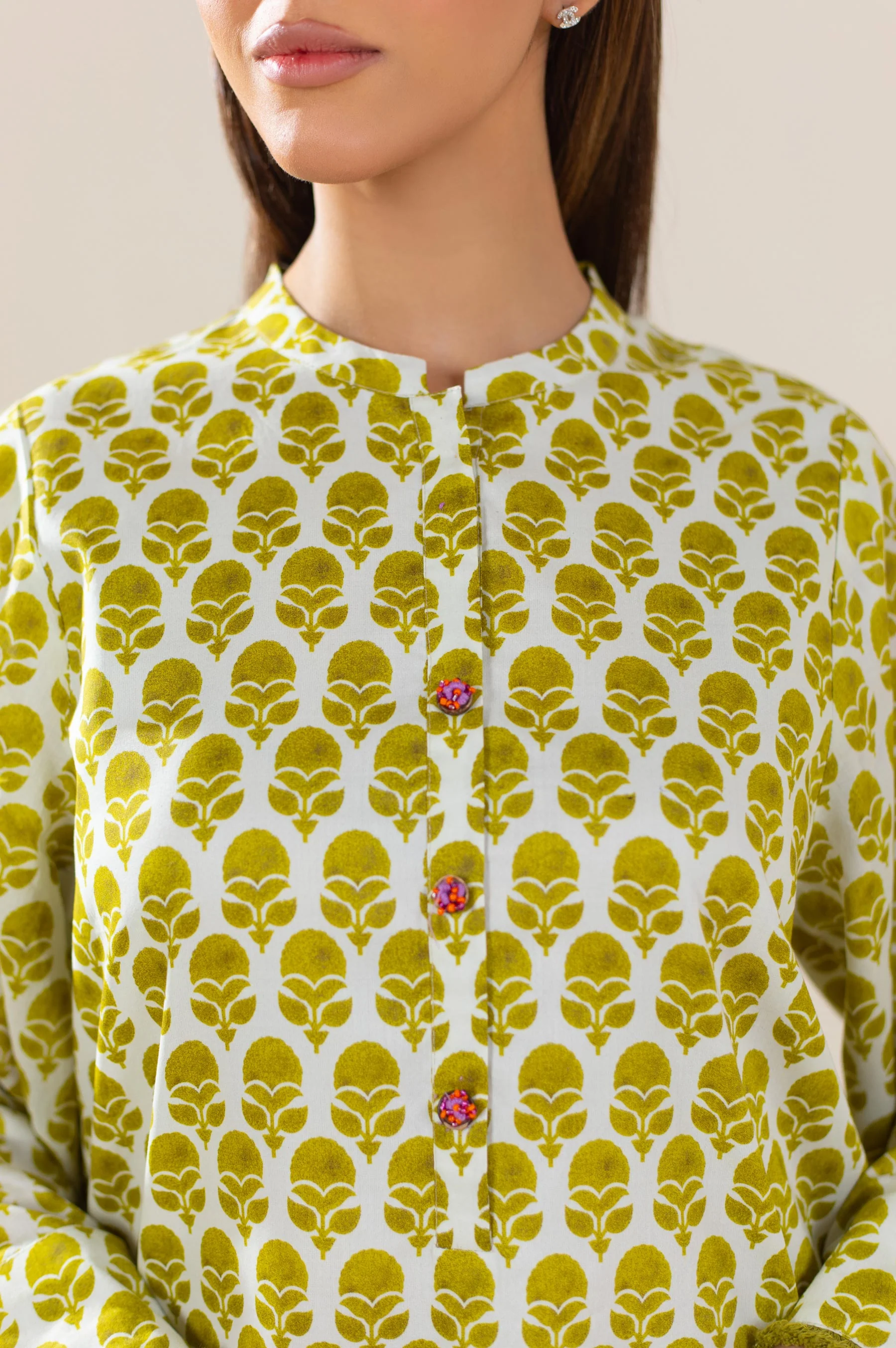 Stitched 2 Piece Printed Lawn Suit - Image 3