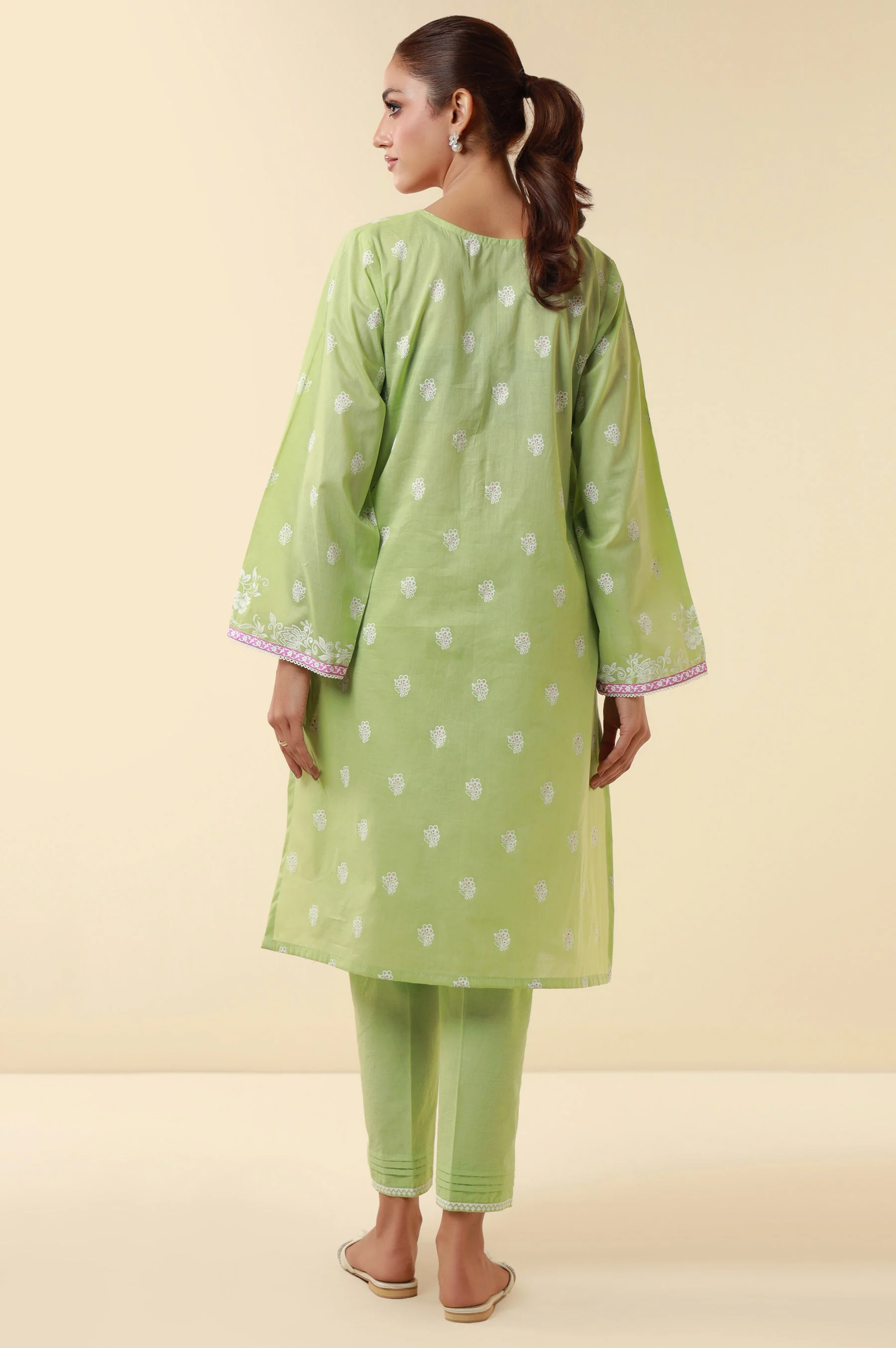 Stitched 2 Piece Printed Lawn Suit - Image 4