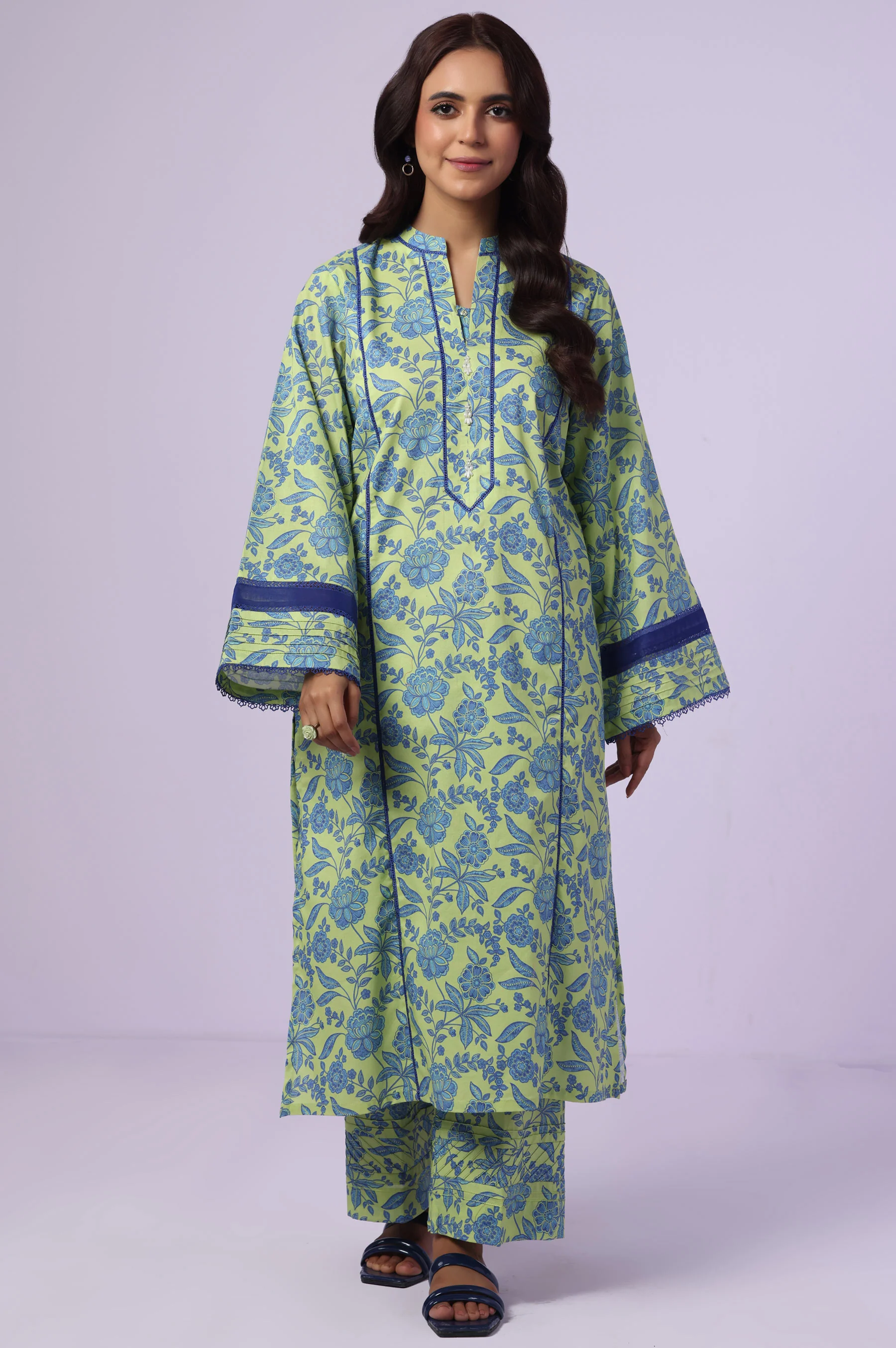 Stitched 2 Piece Printed Lawn Suit