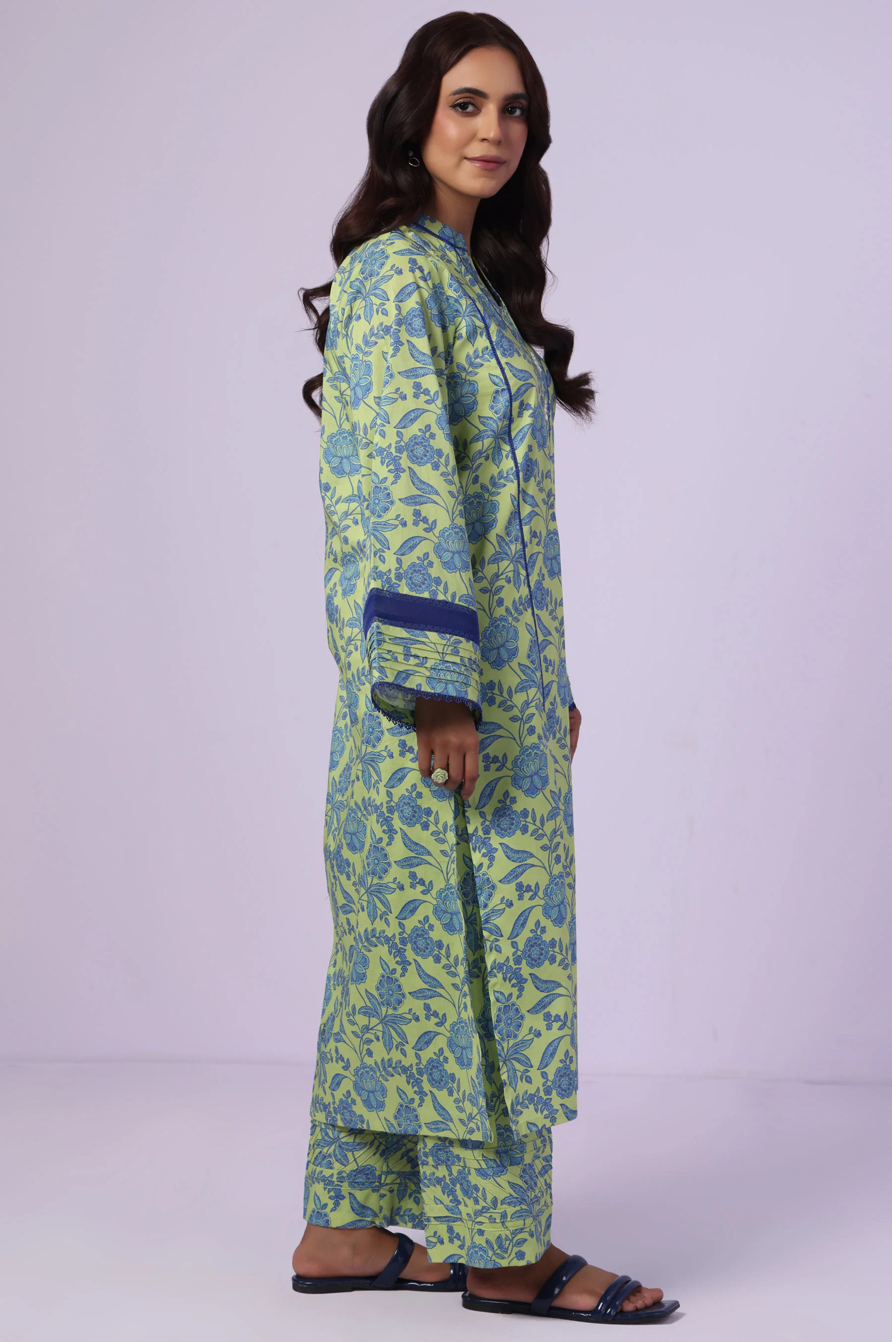 Stitched 2 Piece Printed Lawn Suit - Image 5