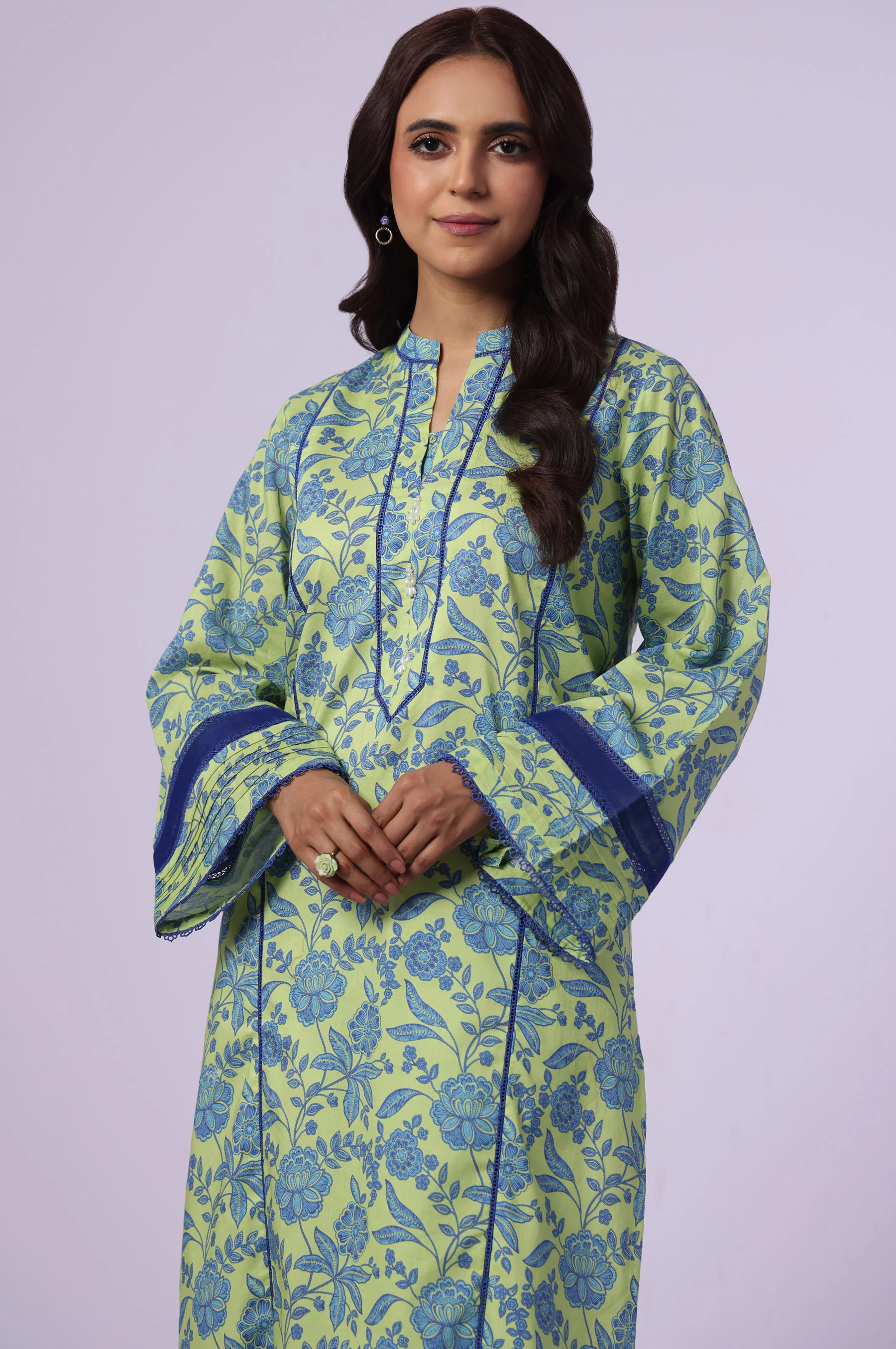 Stitched 2 Piece Printed Lawn Suit - Image 6