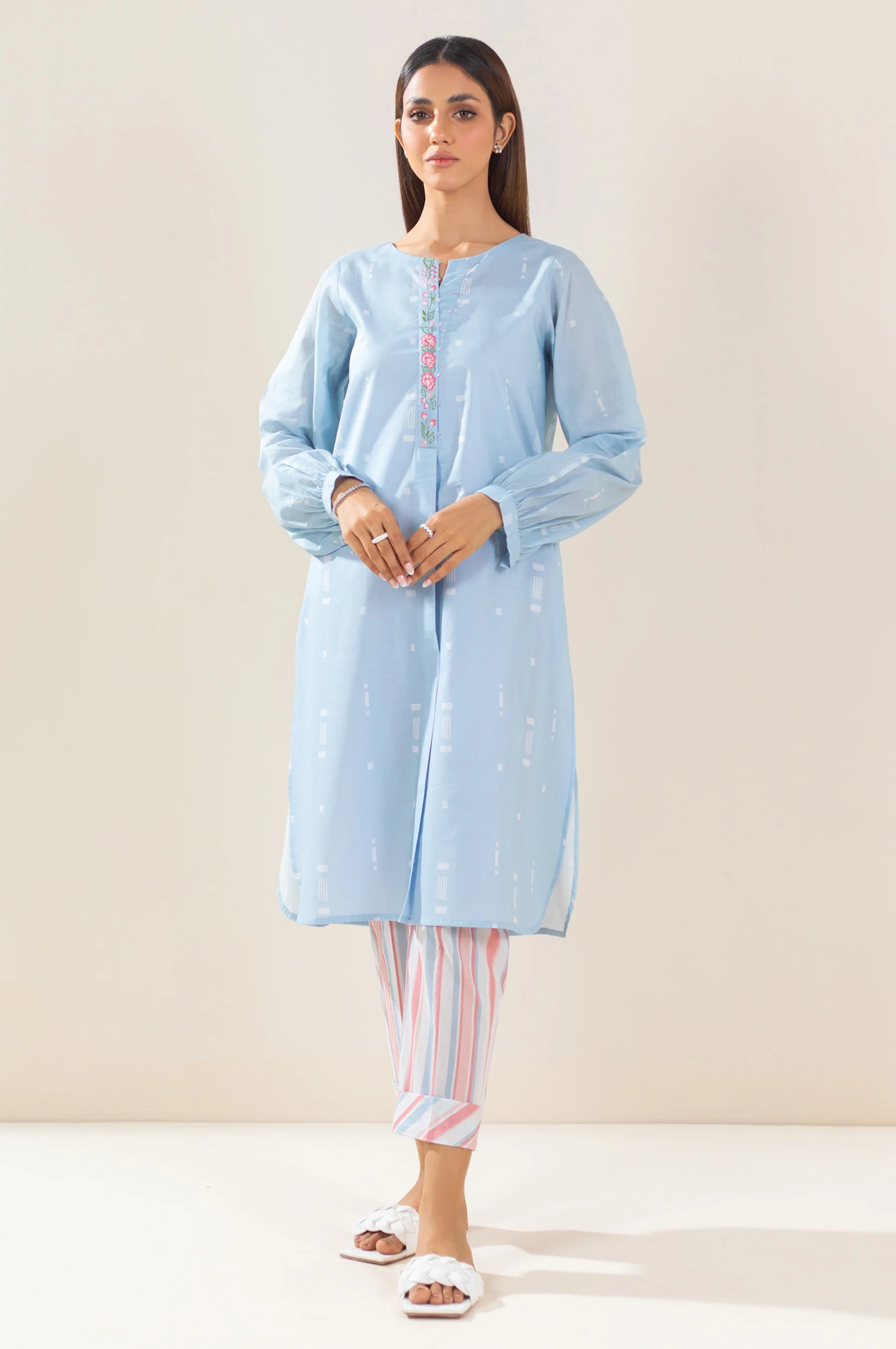 Stitched 2 Piece Printed Lawn Suit