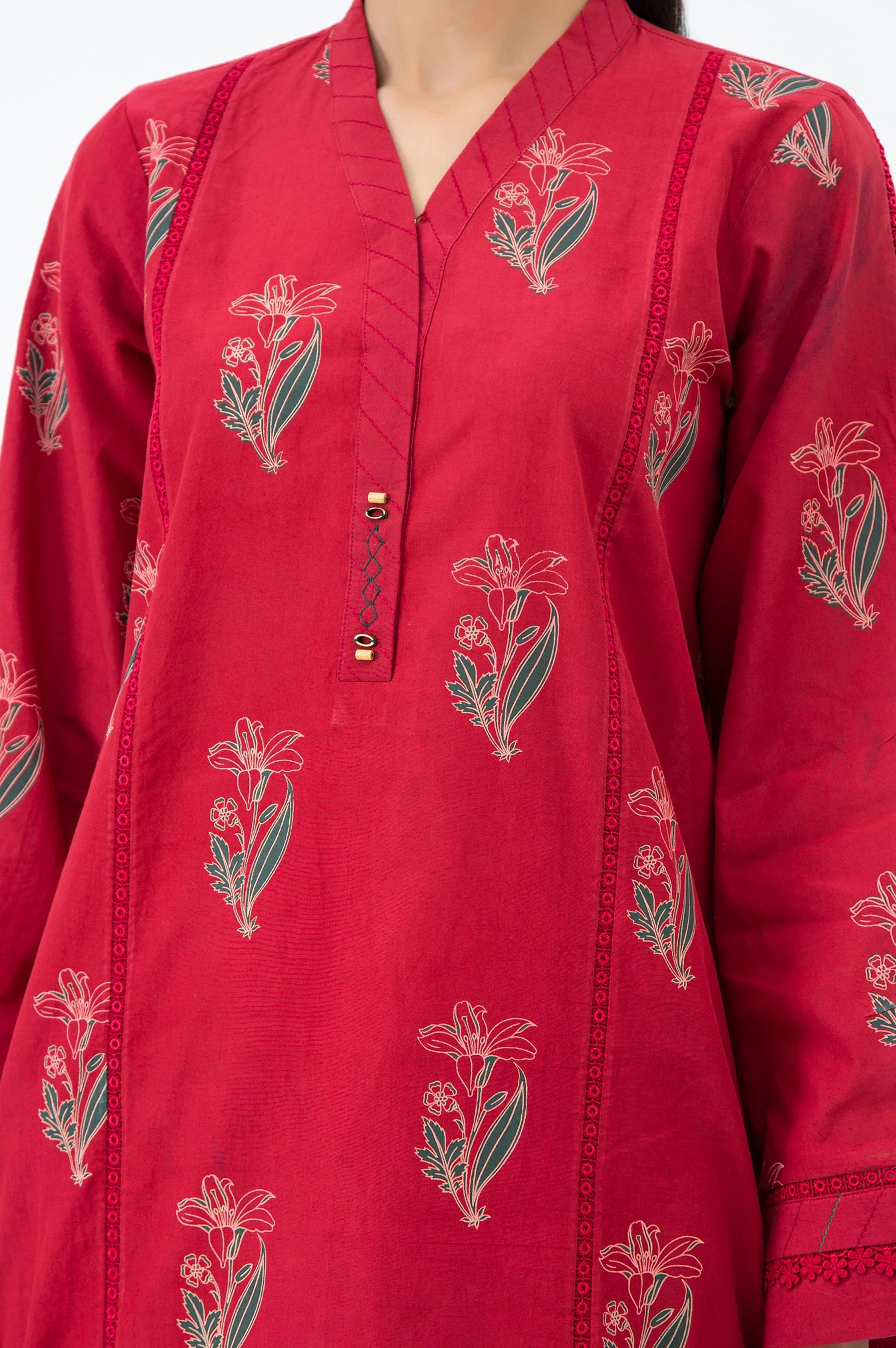 STITCHED PRINTED SHIRT BOTTOM (FACTORY E-OUTLET) - Image 2