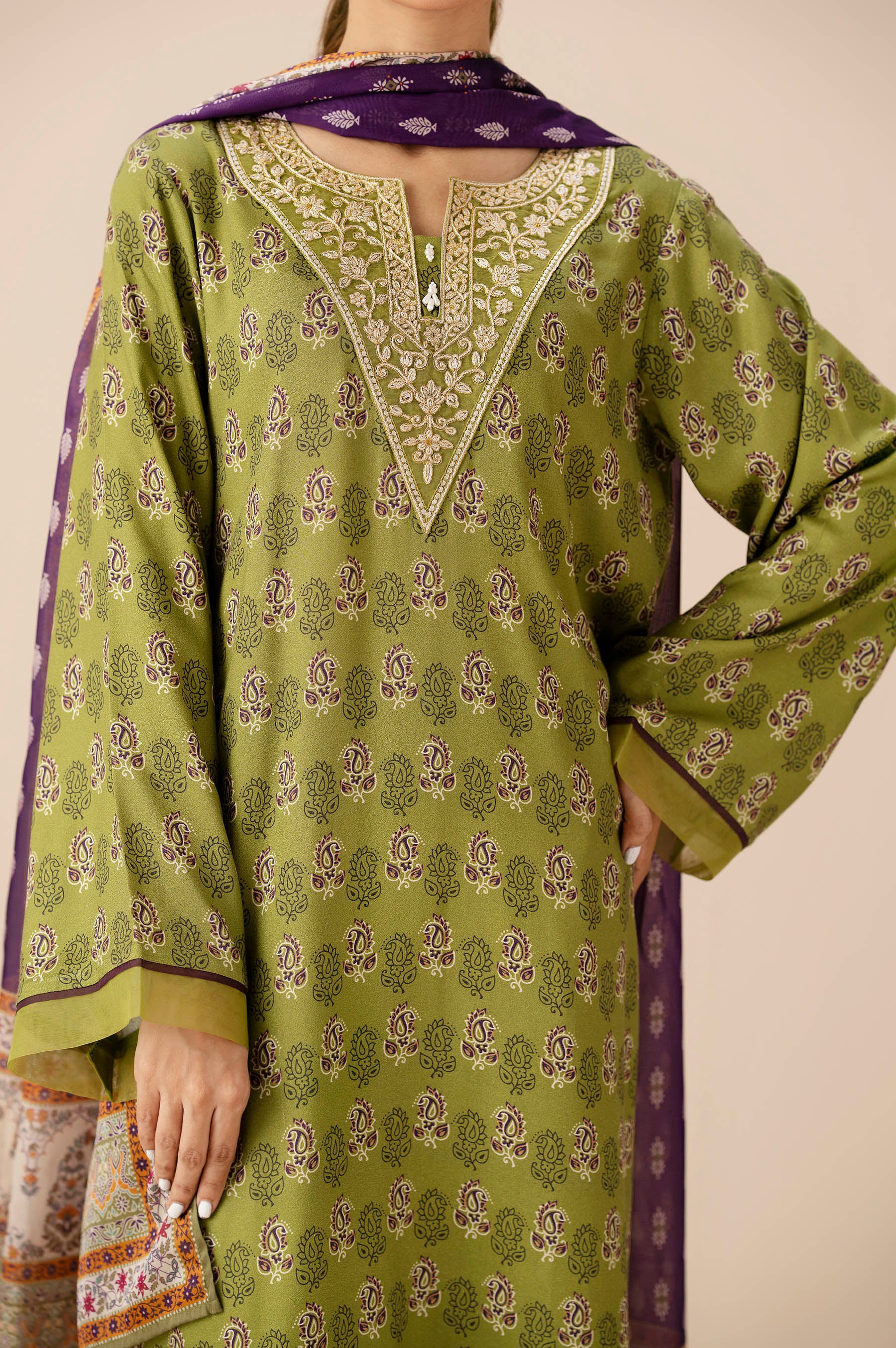 EMBROIDERED SHIRT BOTTOM - Image 2