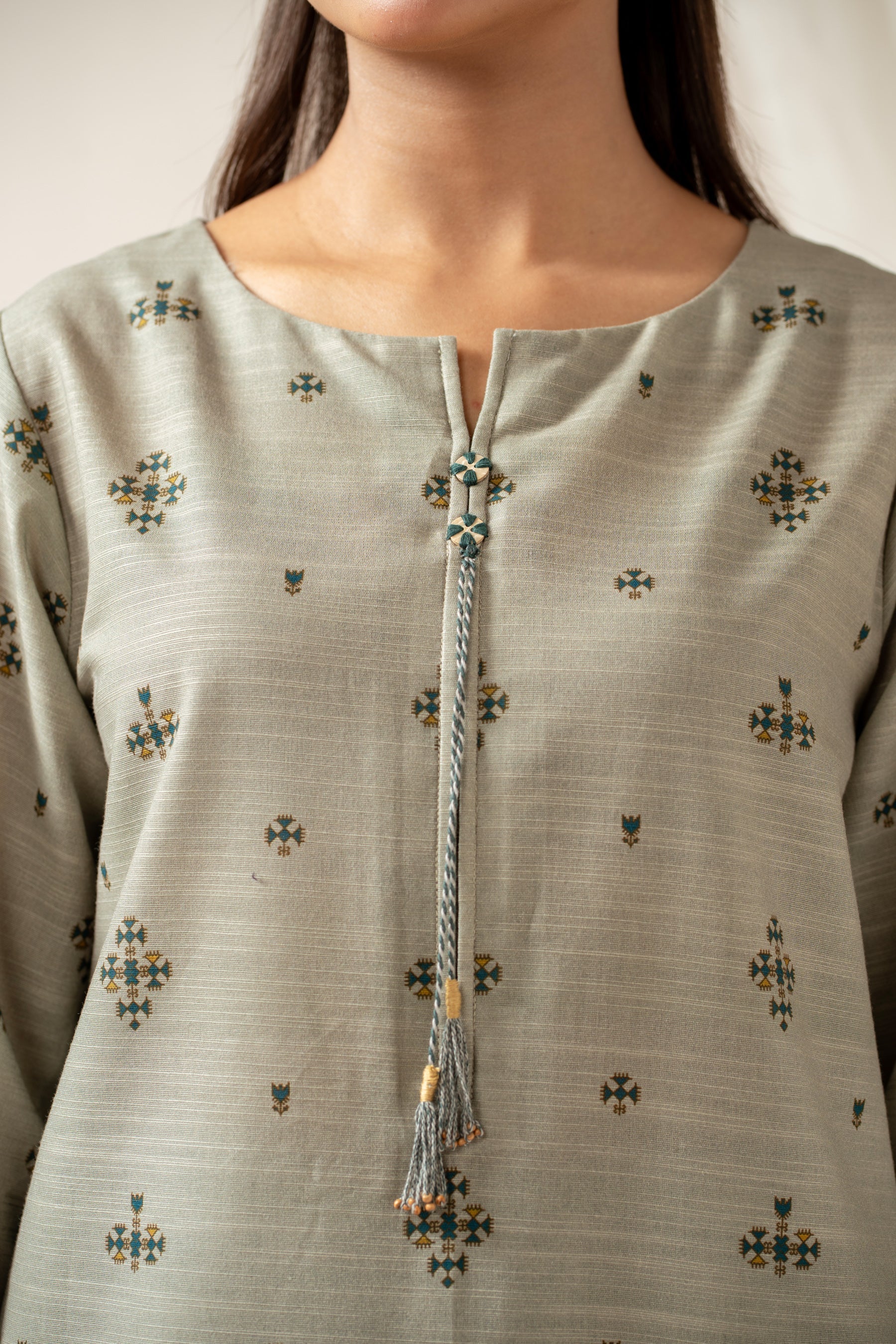 STITCHED PRINTED SHIRT BOTTOM (FACTORY E-OUTLET) - Image 2