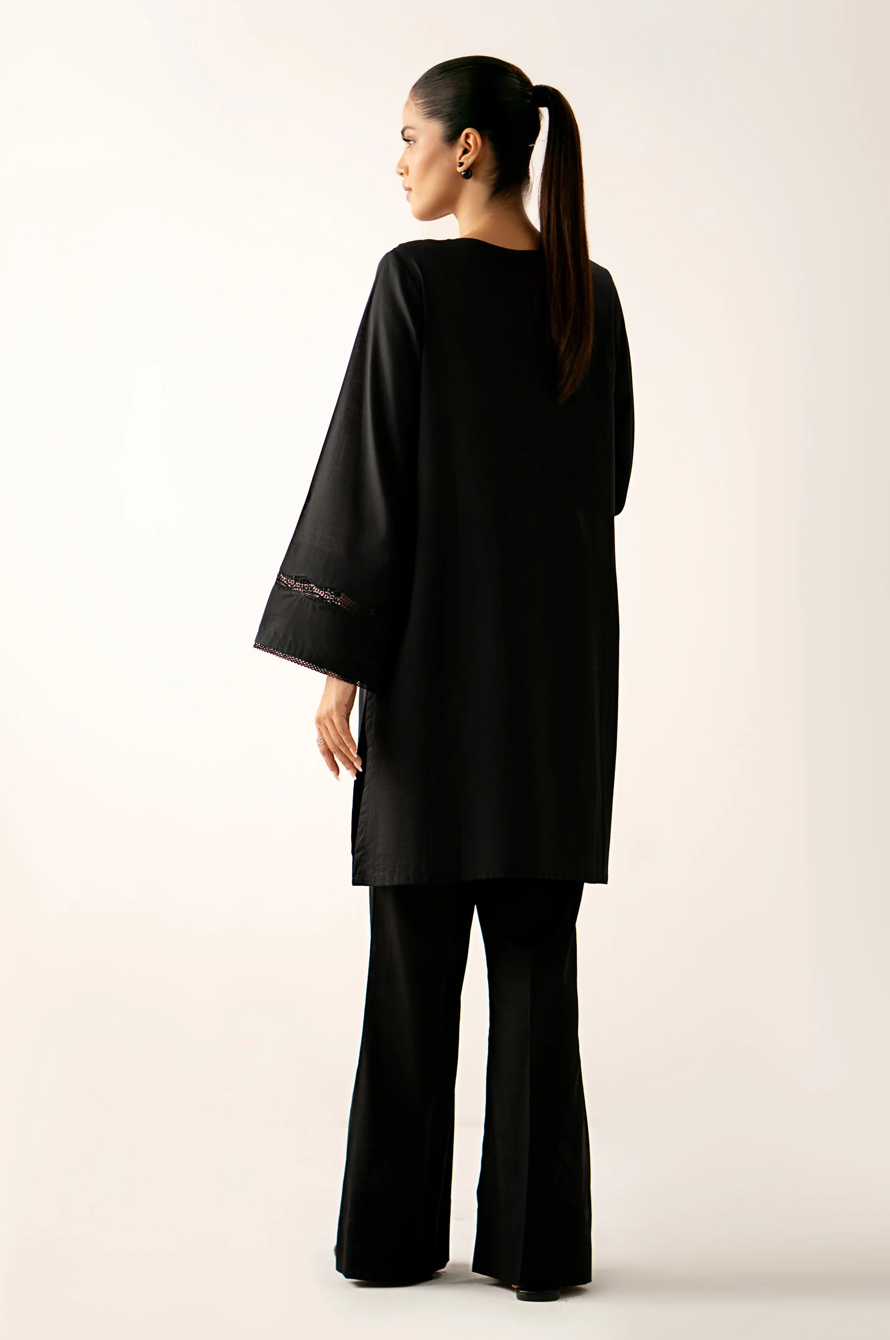 Stitched 2 Piece Stylized Cambric Suit - Image 4