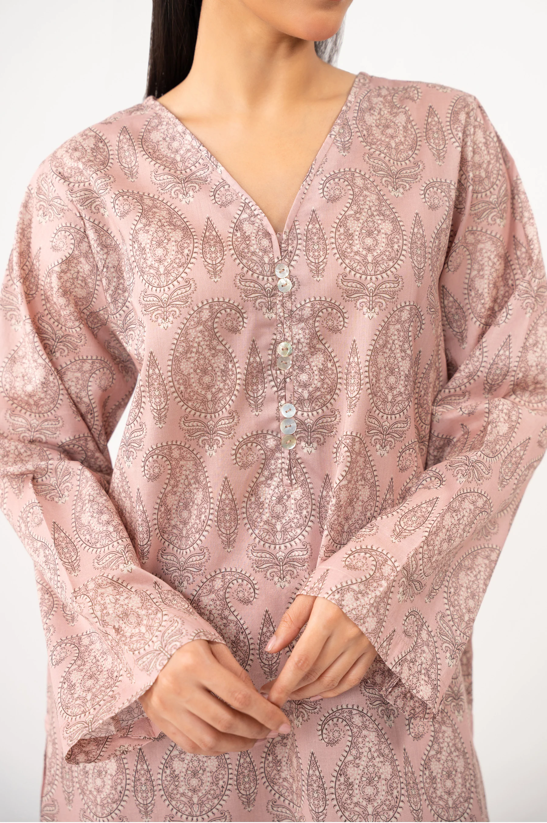 Stitched 2 Piece Printed Lawn Suit - Image 6