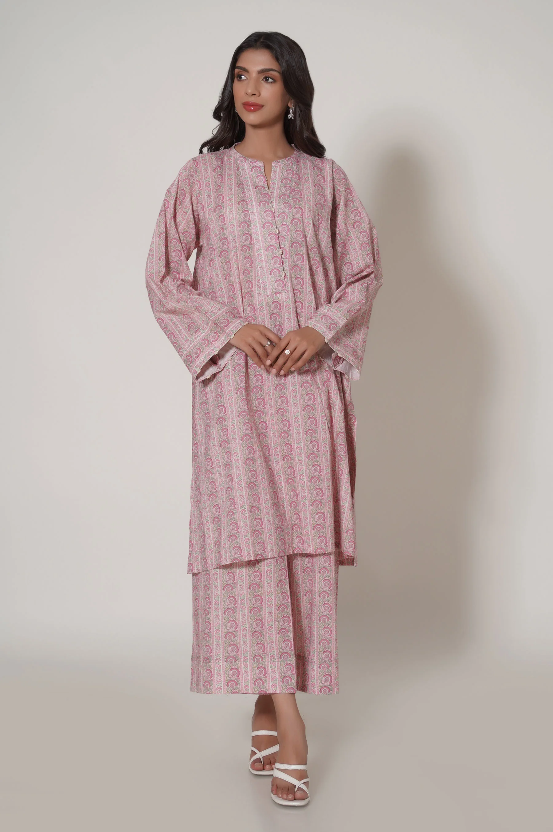 Stitched 2 Piece Printed Lawn Suit
