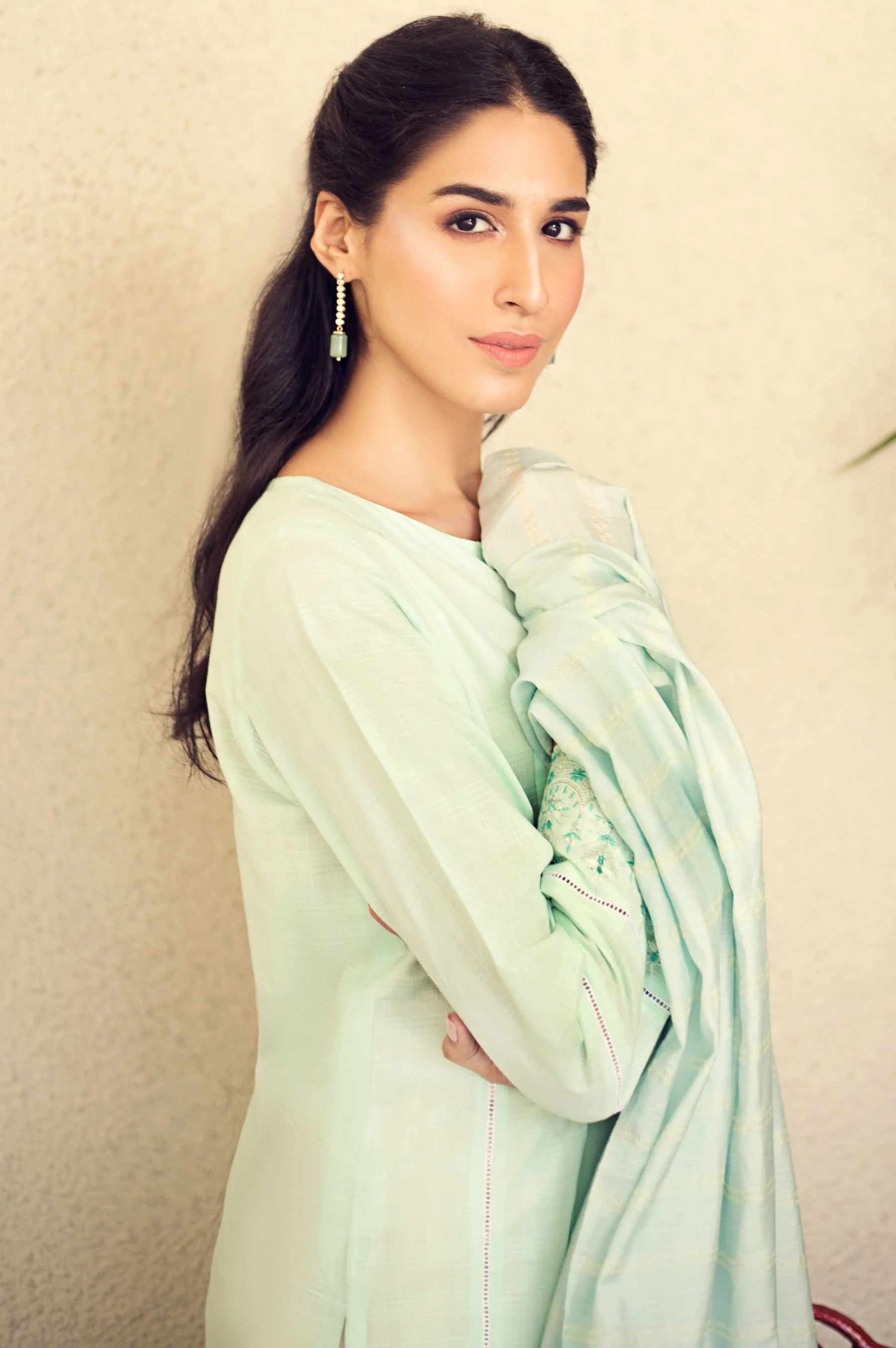 Stitched 2 Piece Embroidered Suit - Image 4
