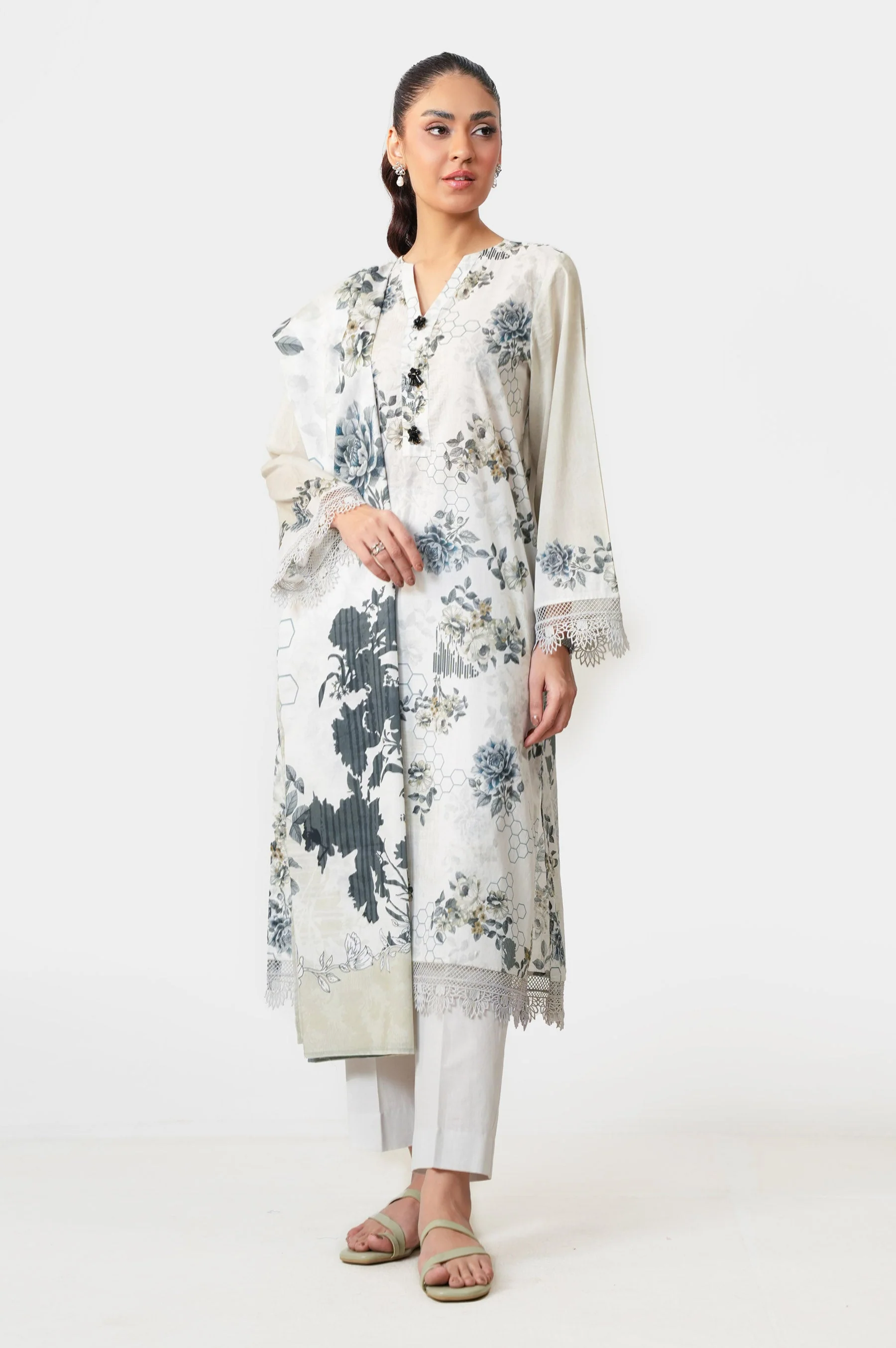 STITCHED PRINTED SUIT (FACTORY E-OUTLET) - Image 5