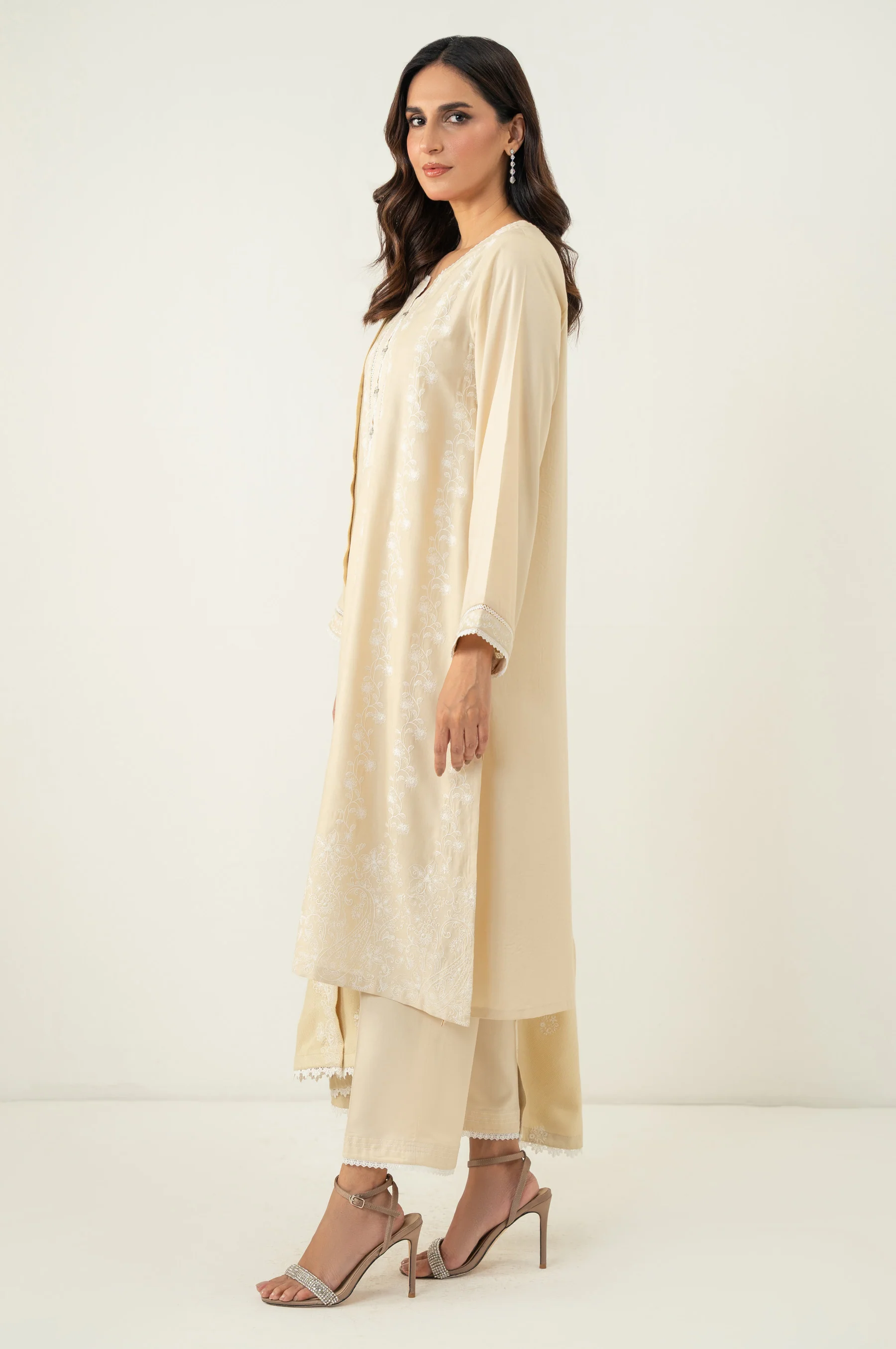 STITCHED CHIKANKARI SUIT - Image 4