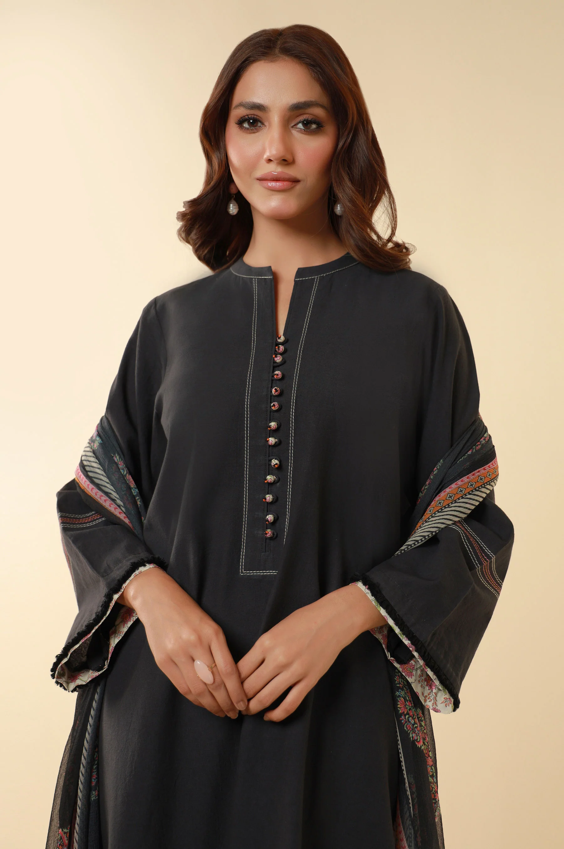 Stitched 3 Piece Lawn Suit - Image 6