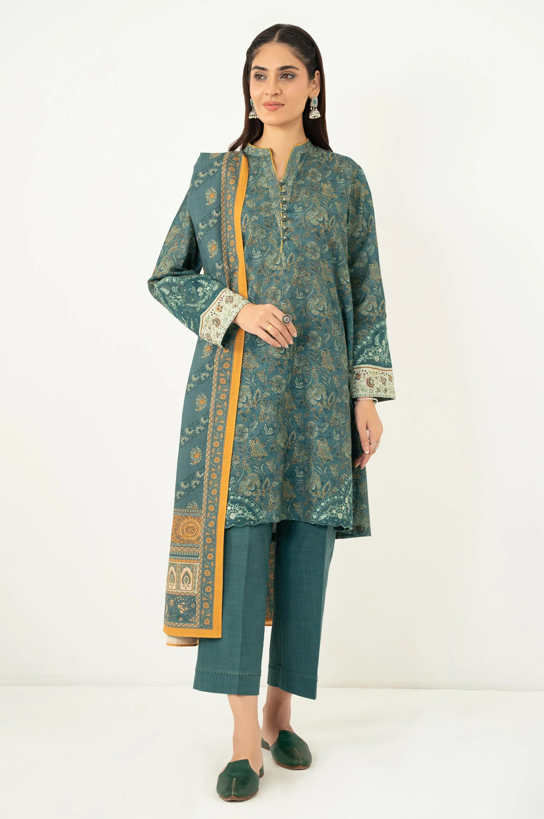 STITCHED PRINTED SUIT (FACTORY E-OUTLET)