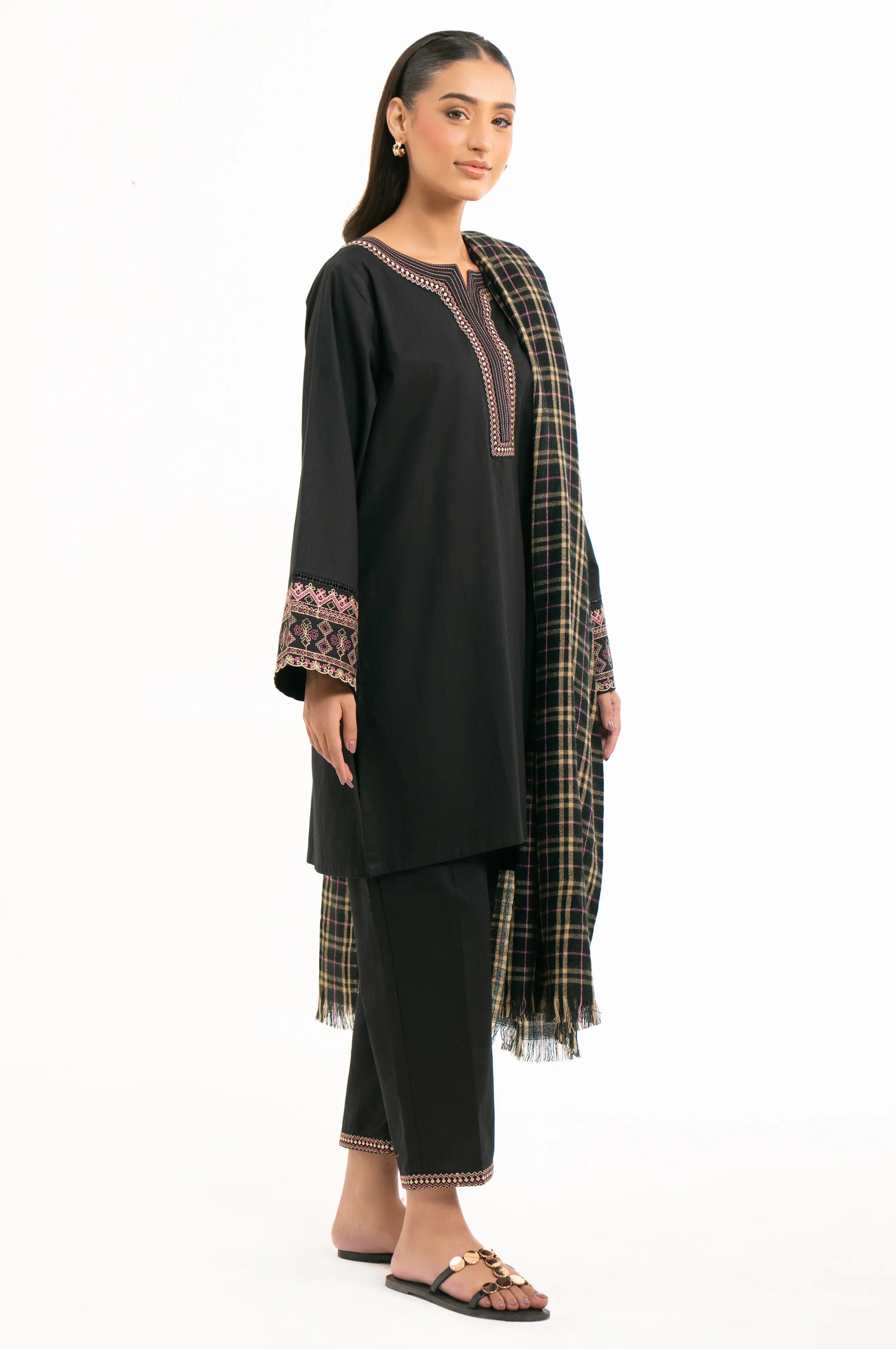 STITCHED EMBROIDERED SUIT - Image 3