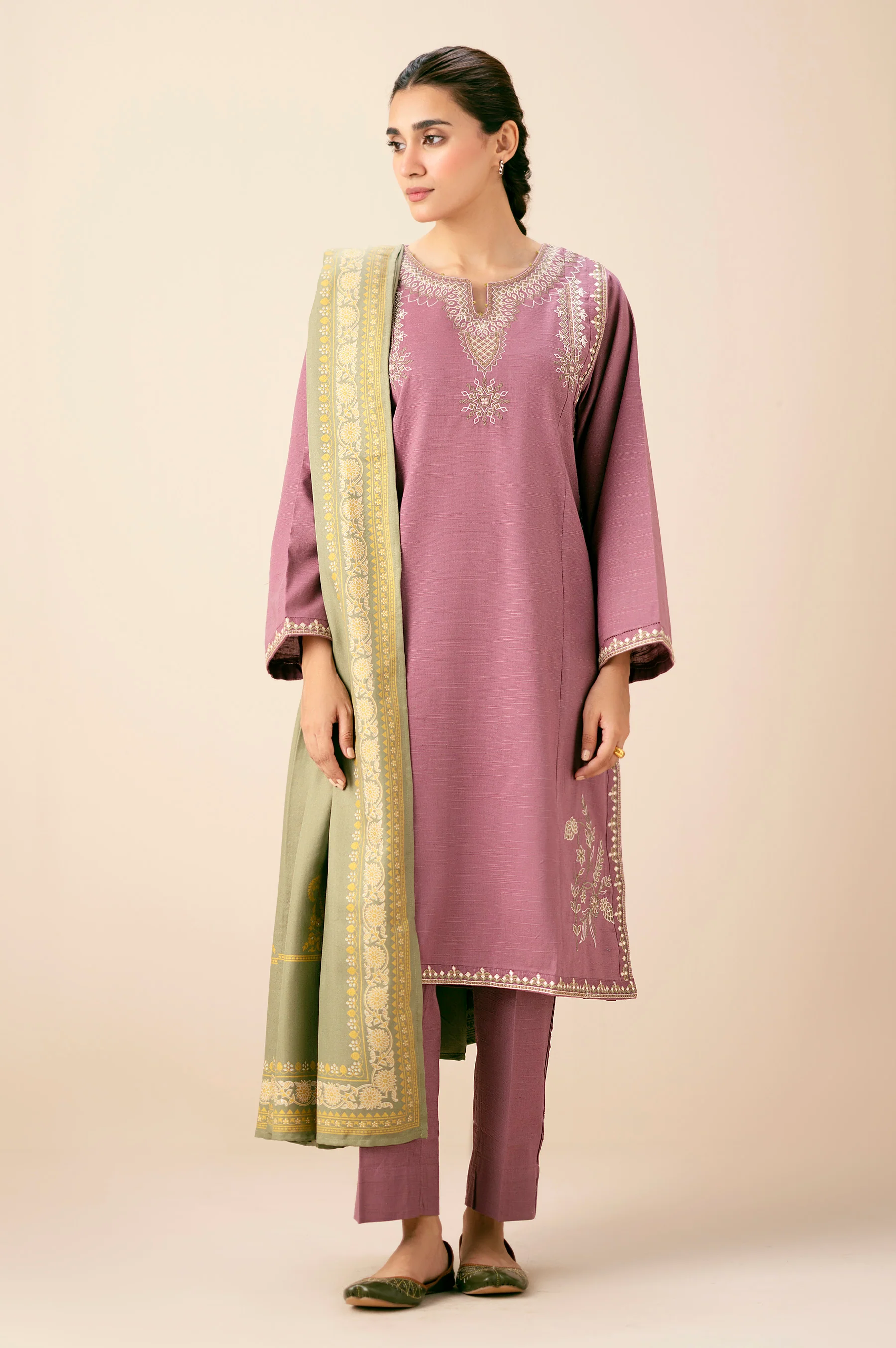 STITCHED EMBROIDERED SUIT - Image 6