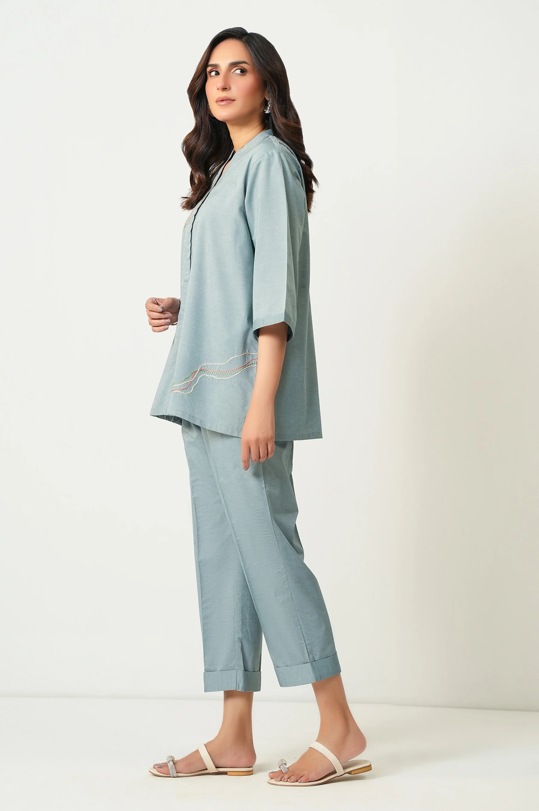 EMBROIDERED CO-ORD SET - Image 3