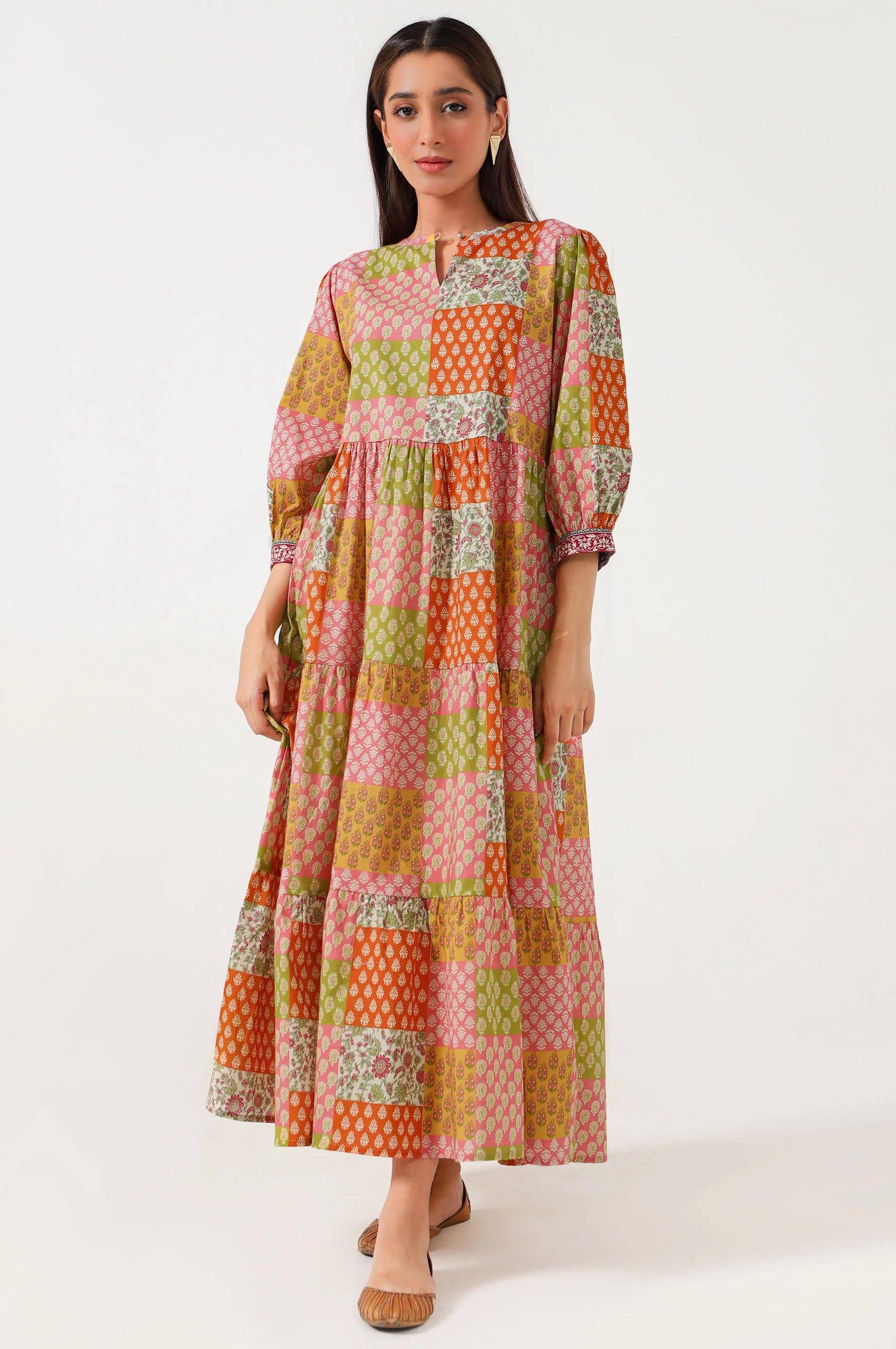 Unstitched 1 Piece Printed Cambric Shirt