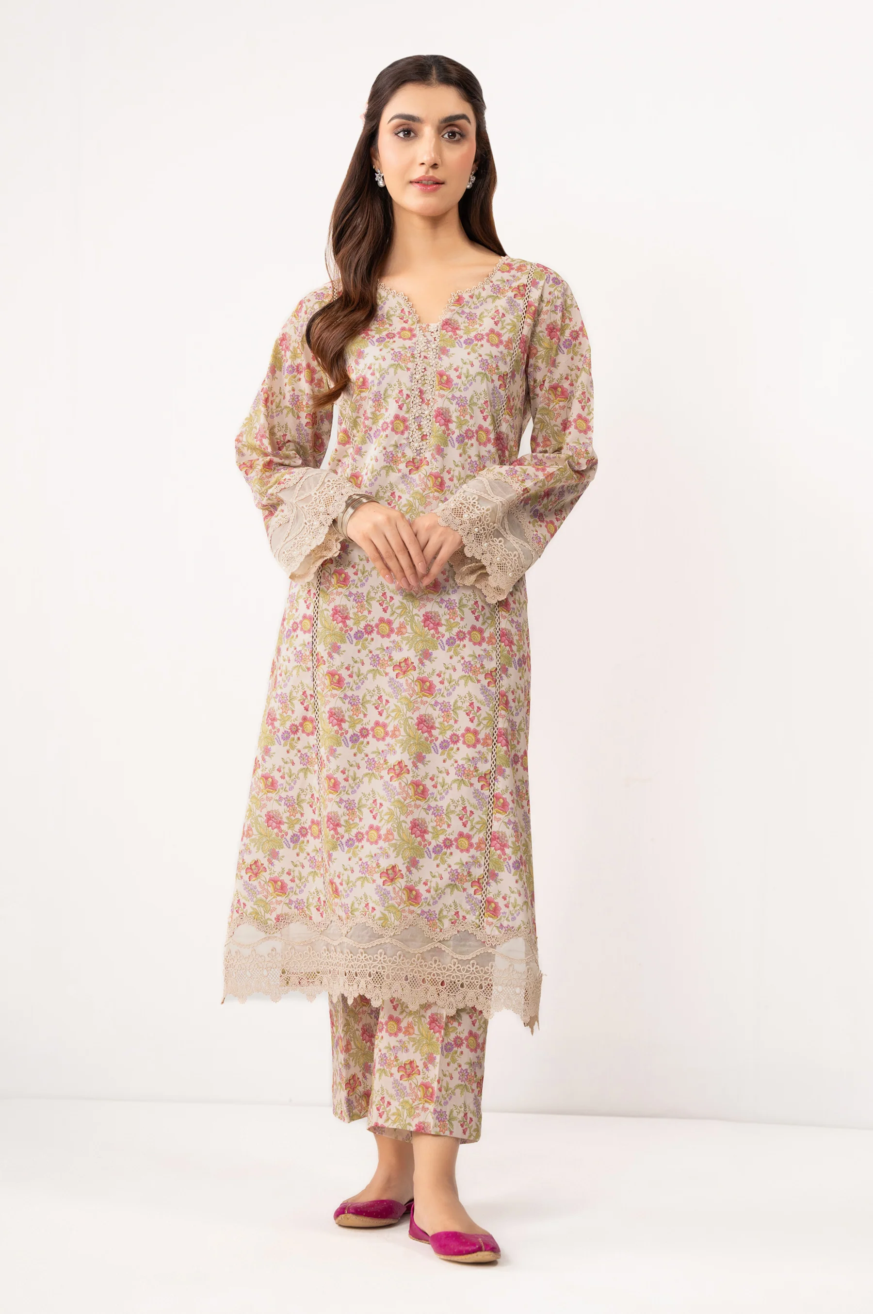 UNSTITCHED PRINTED SUIT