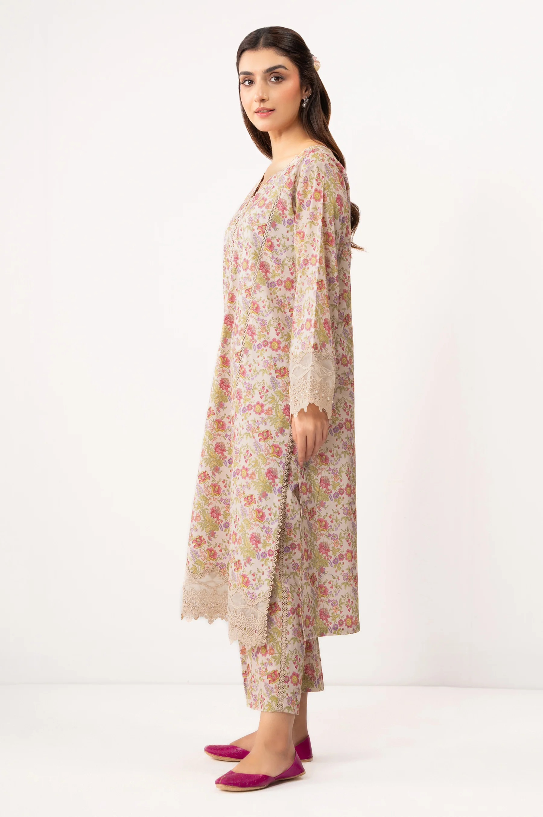 UNSTITCHED PRINTED SUIT - Image 6