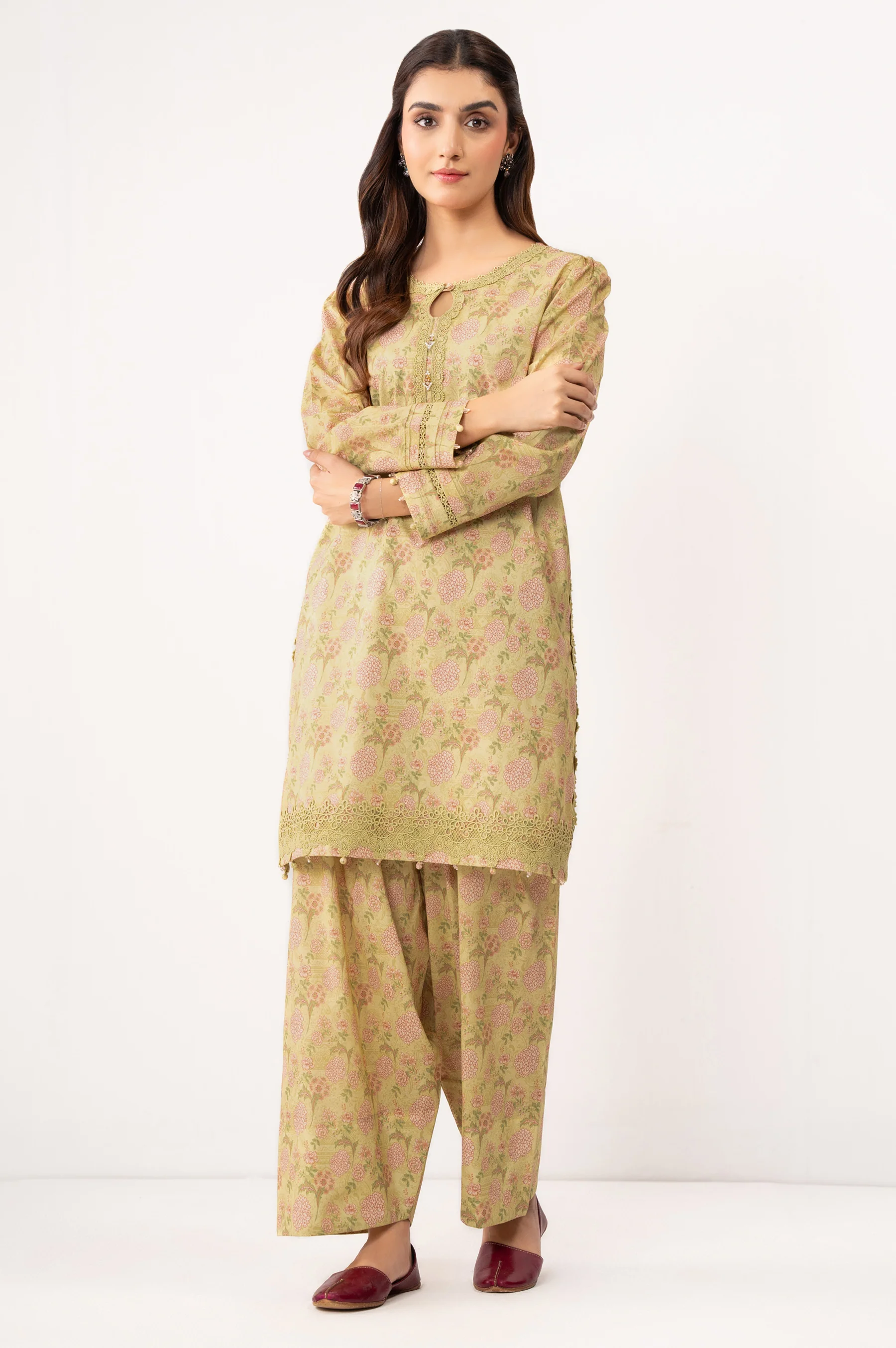 UNSTITCHED PRINTED SUIT