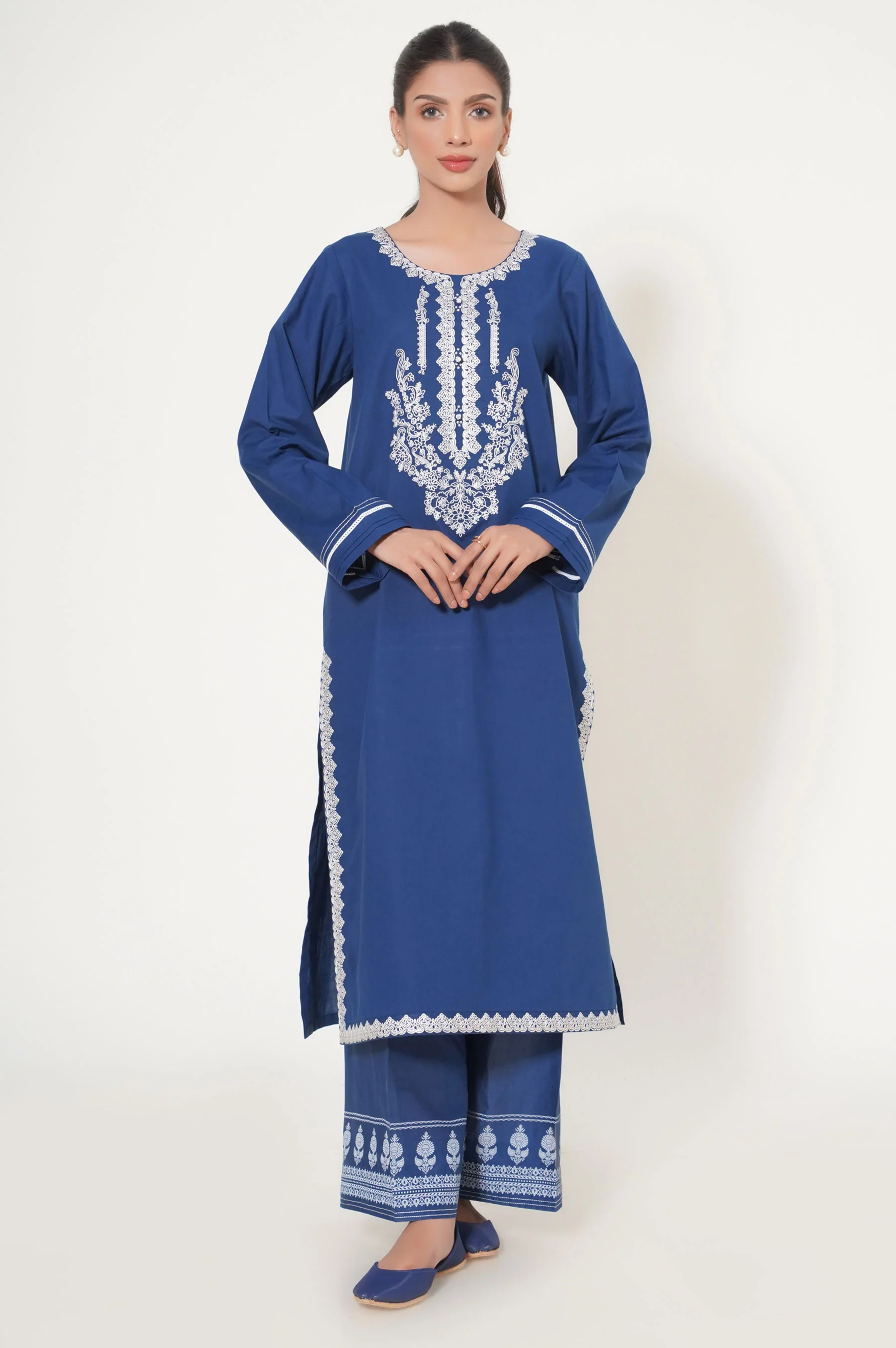 Unstitched 2 Piece Embroidered Cambric - Image 2