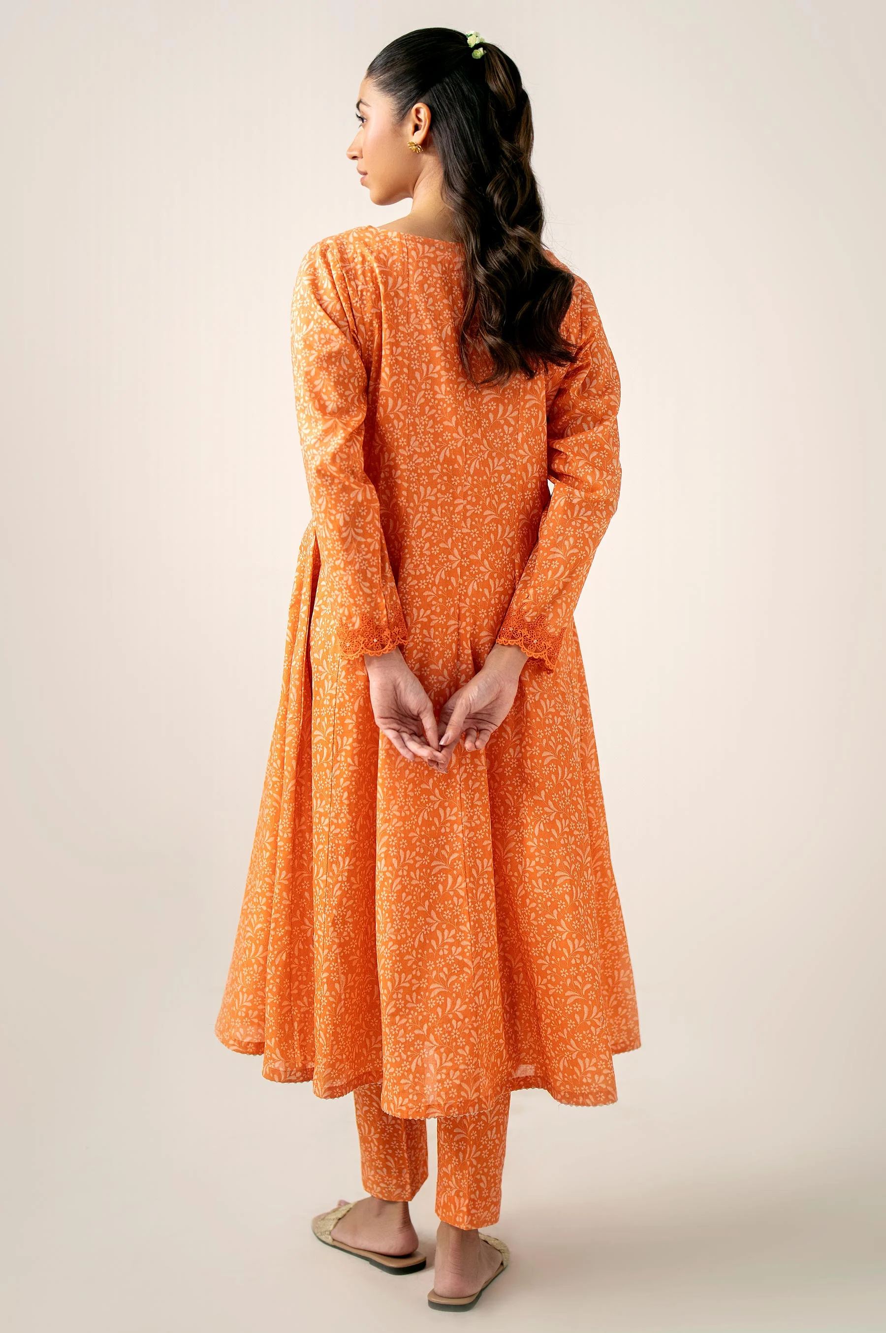 Unstitched 2 Piece Paste Printed Lawn Suit - Image 3