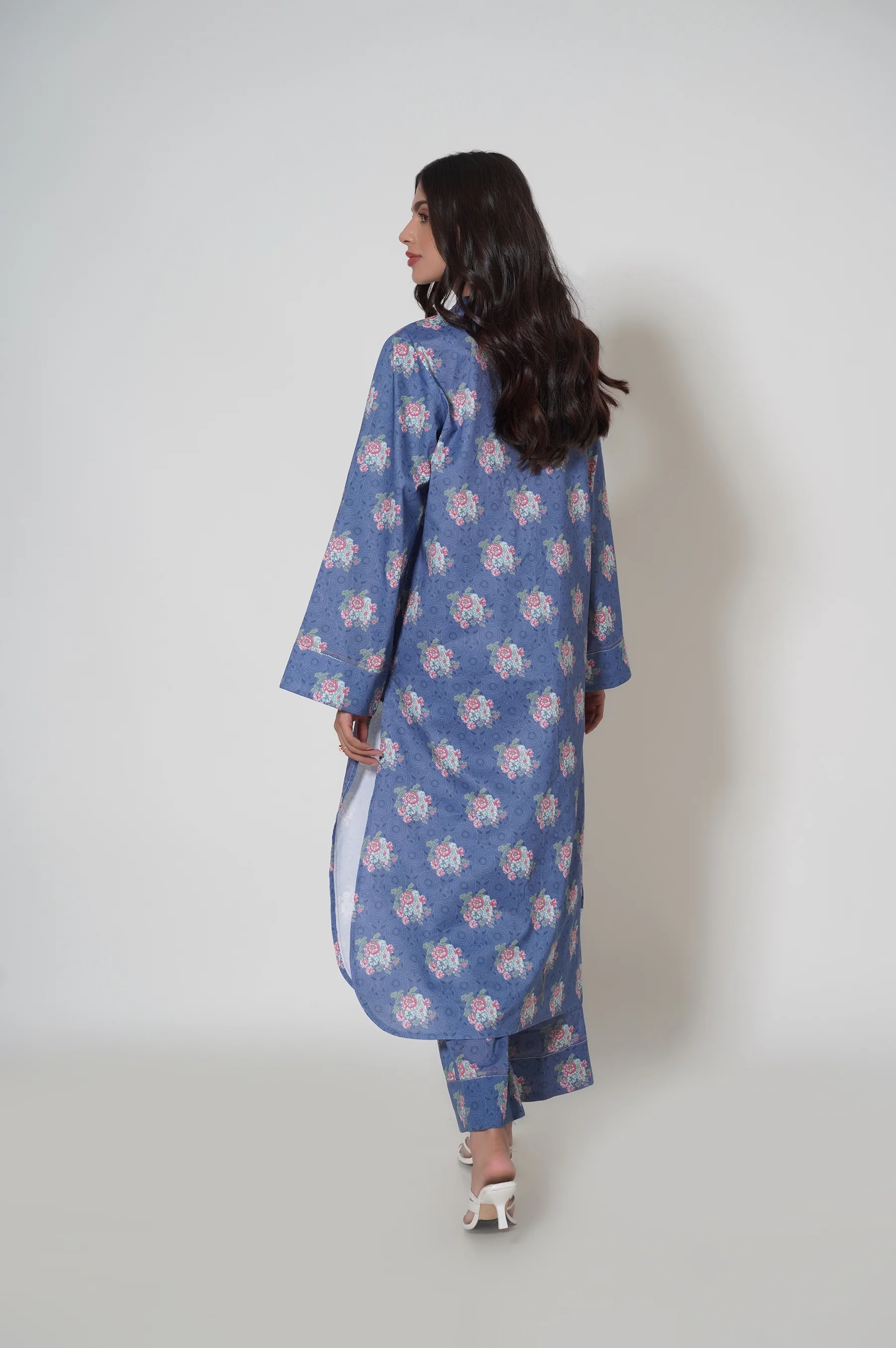 Unstitched 2 Piece Printed Cambric Suit - Image 2
