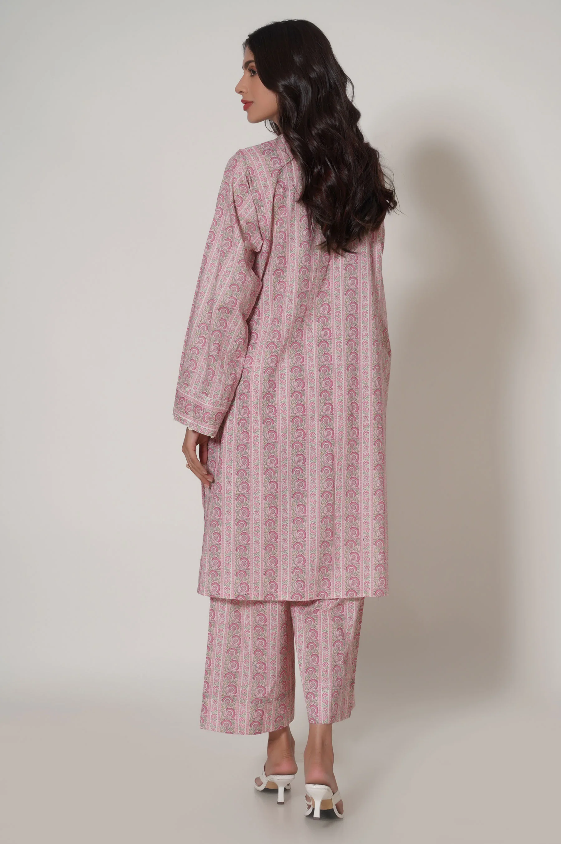 Unstitched 2 Piece Printed Cambric Suit - Image 3