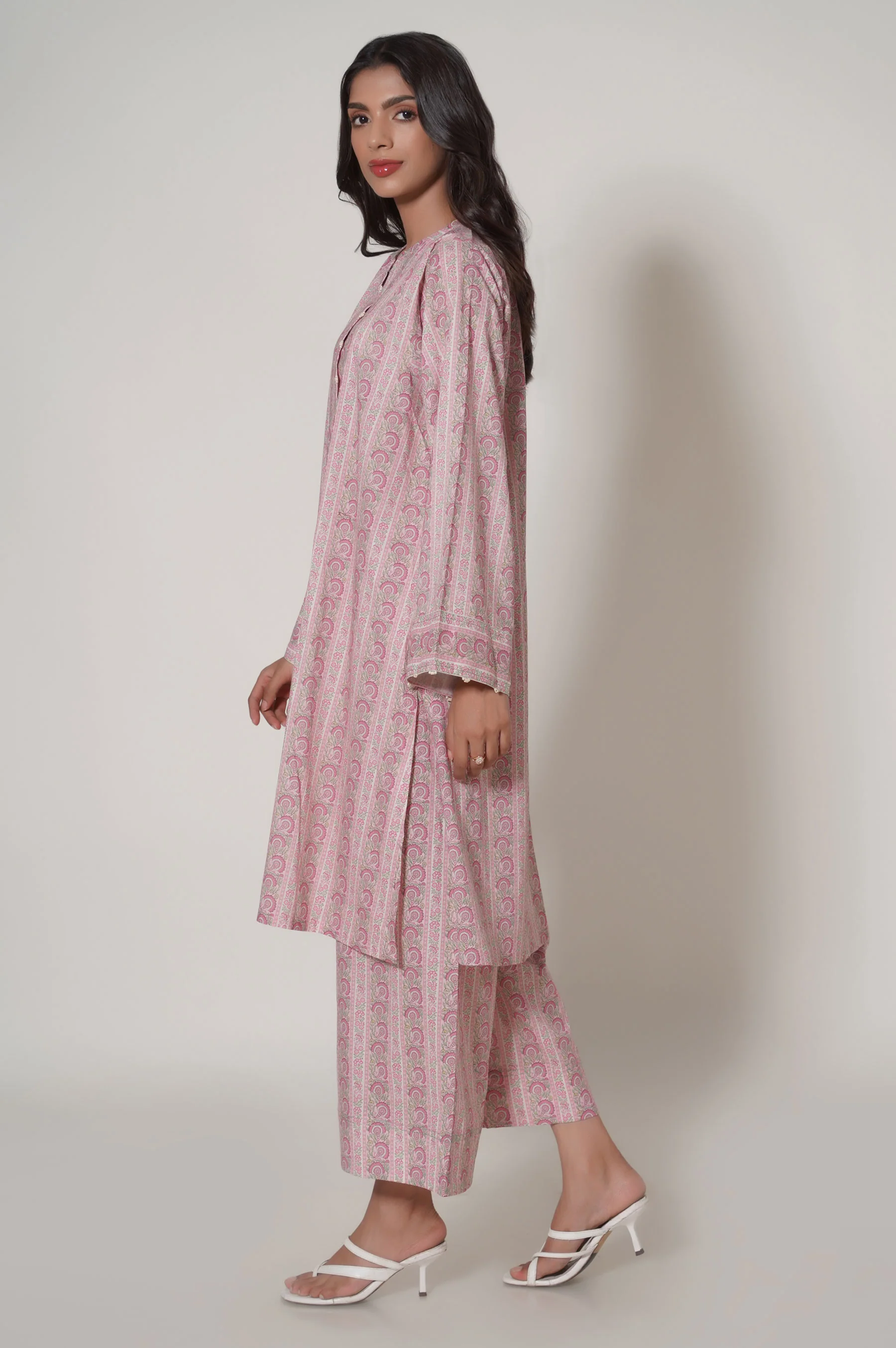 Unstitched 2 Piece Printed Cambric Suit - Image 5