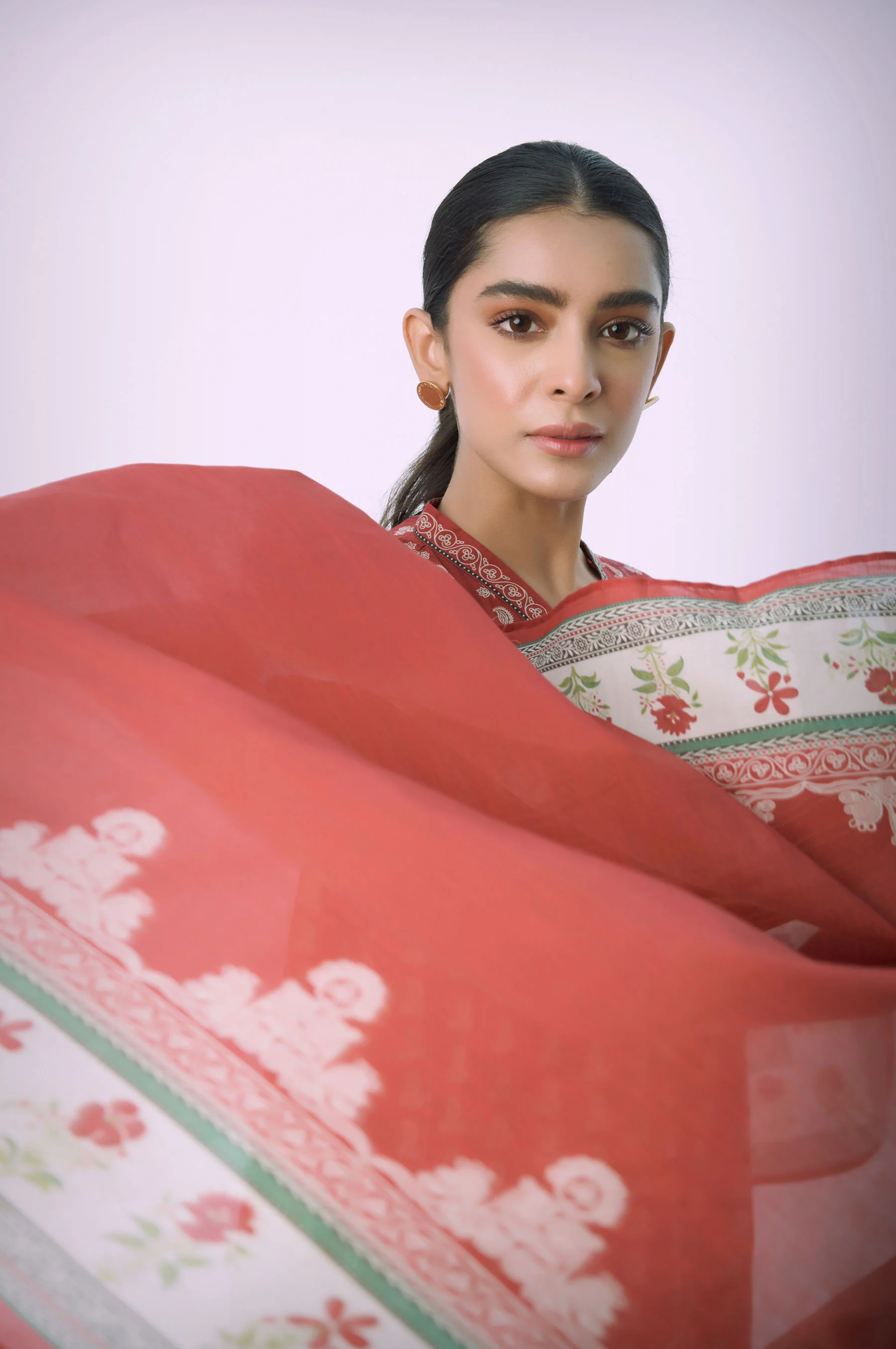 Unstitched 2 Piece Printed Lawn Suit - Image 2
