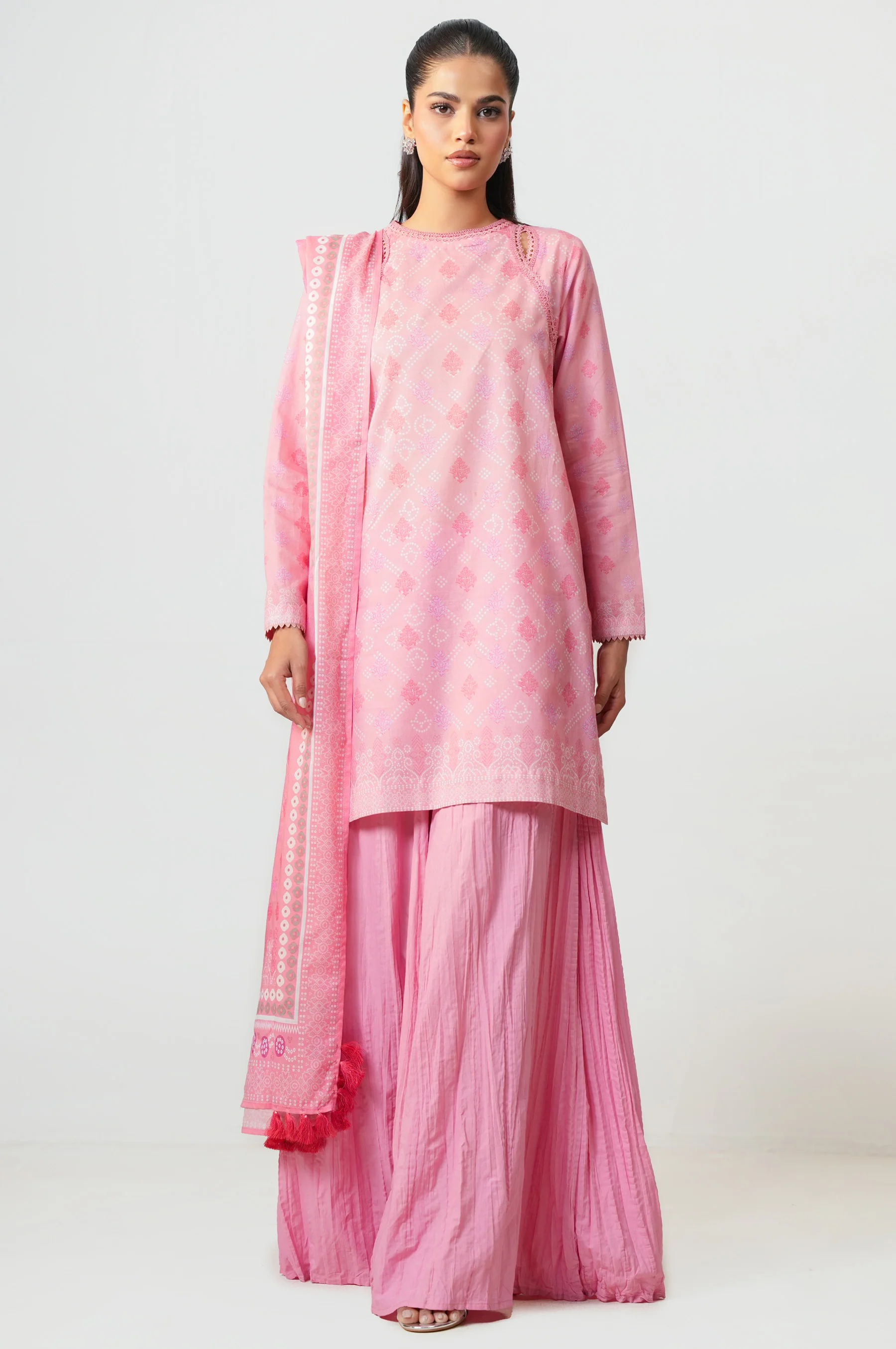 UNSTITCHED PRINTED SUIT