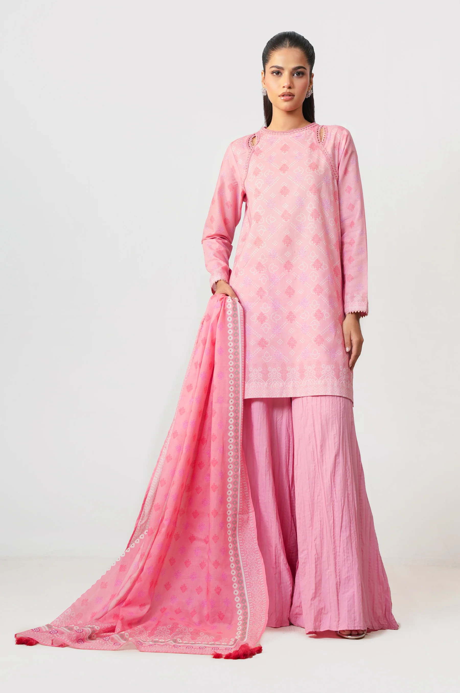 UNSTITCHED PRINTED SUIT - Image 6