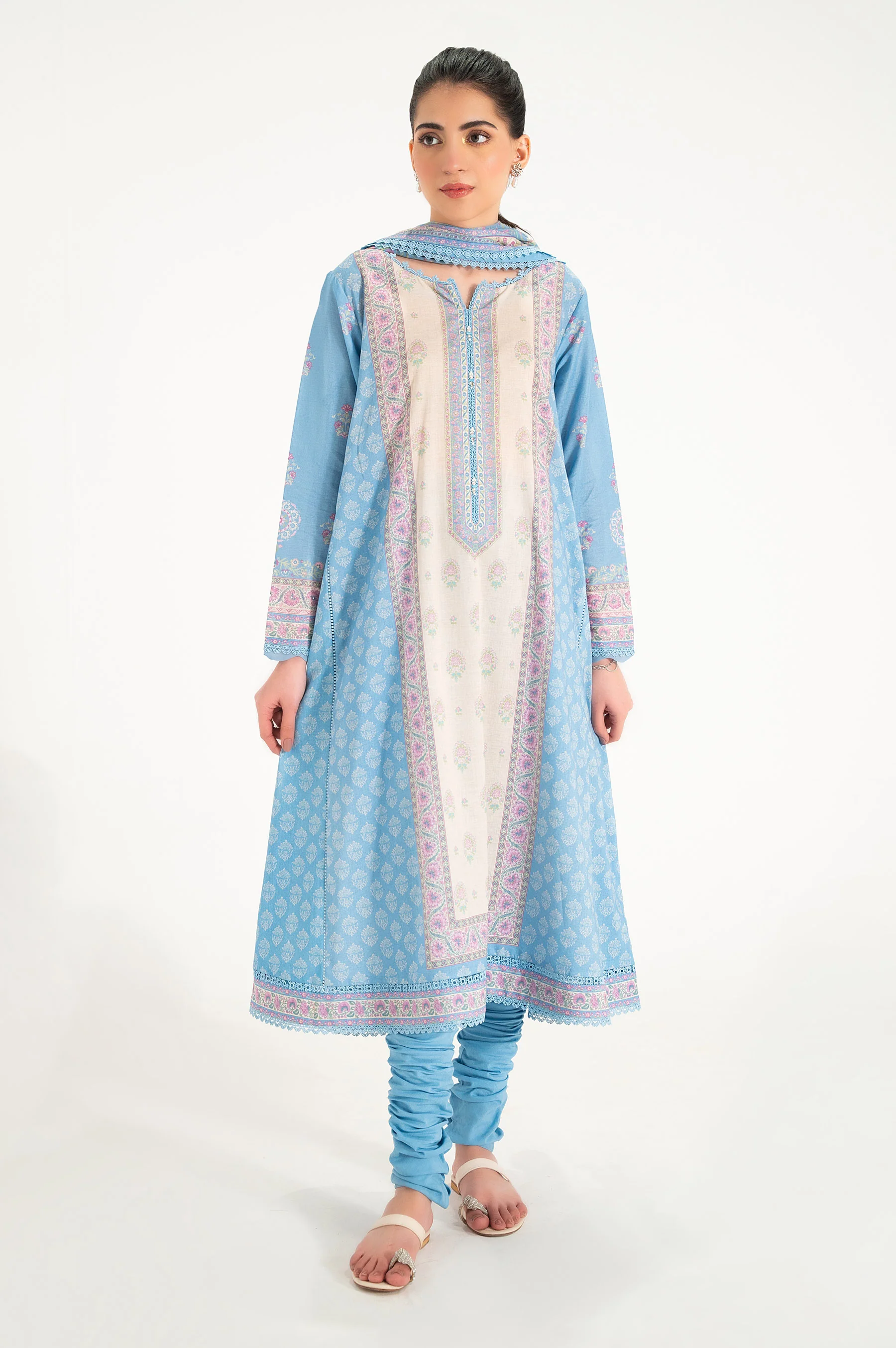 UNSTITCHED PRINTED SUIT