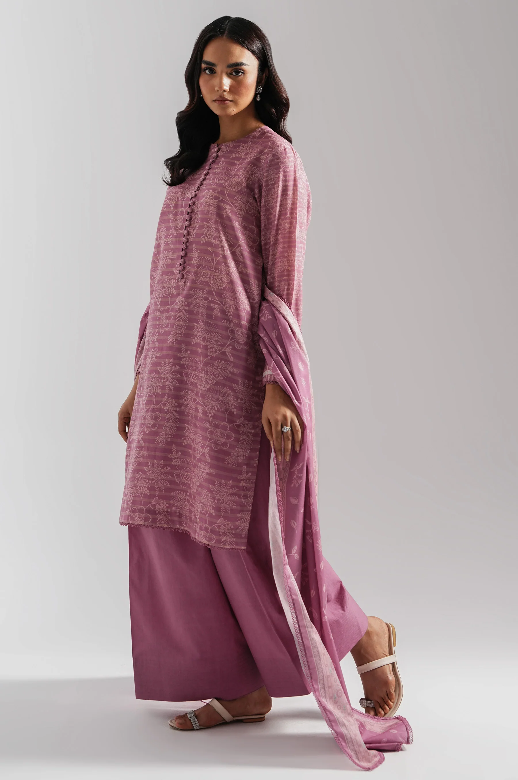UNSTITCHED PRINTED SUIT - Image 4