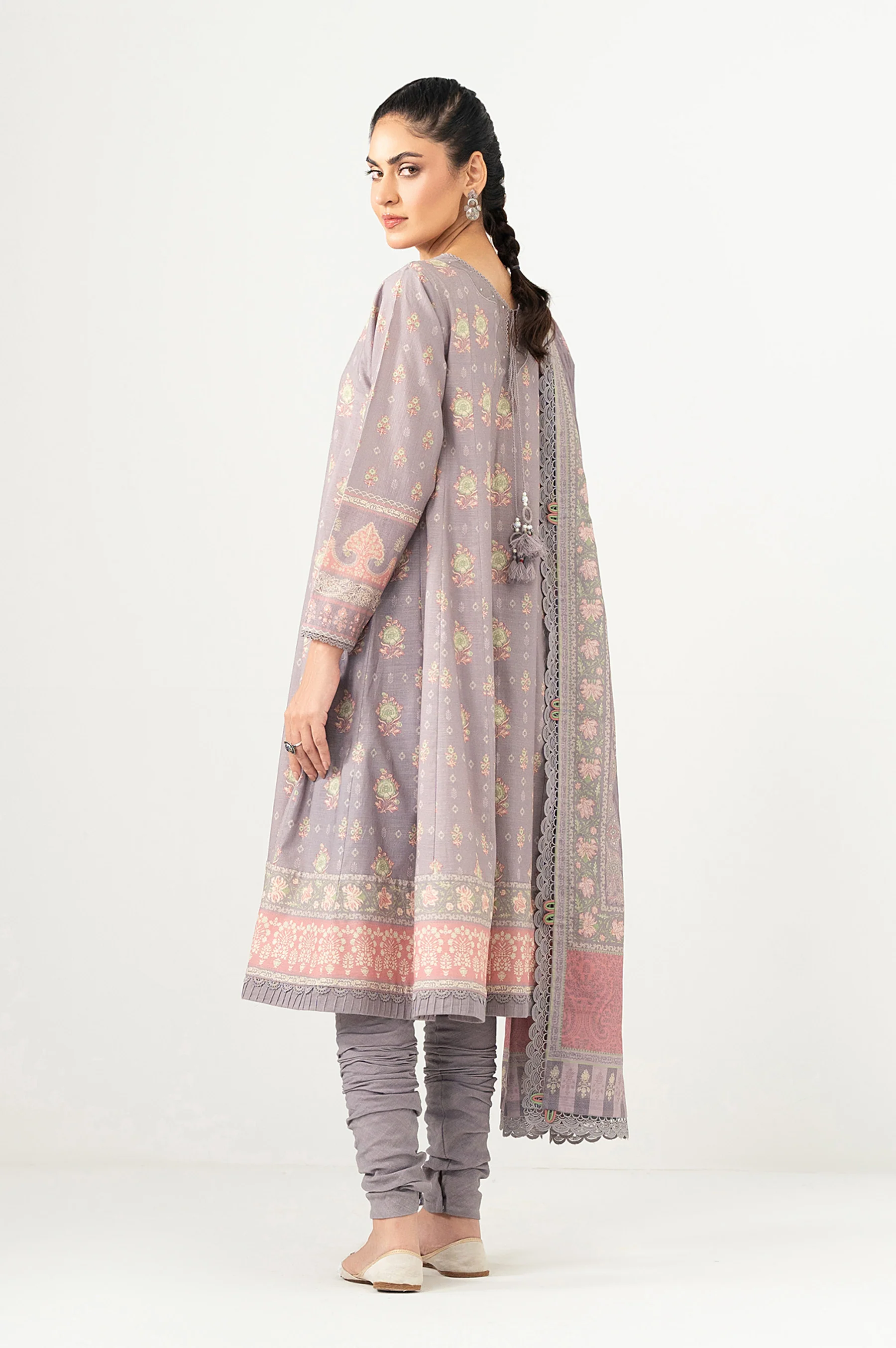 UNSTITCHED PRINTED SUIT - Image 3