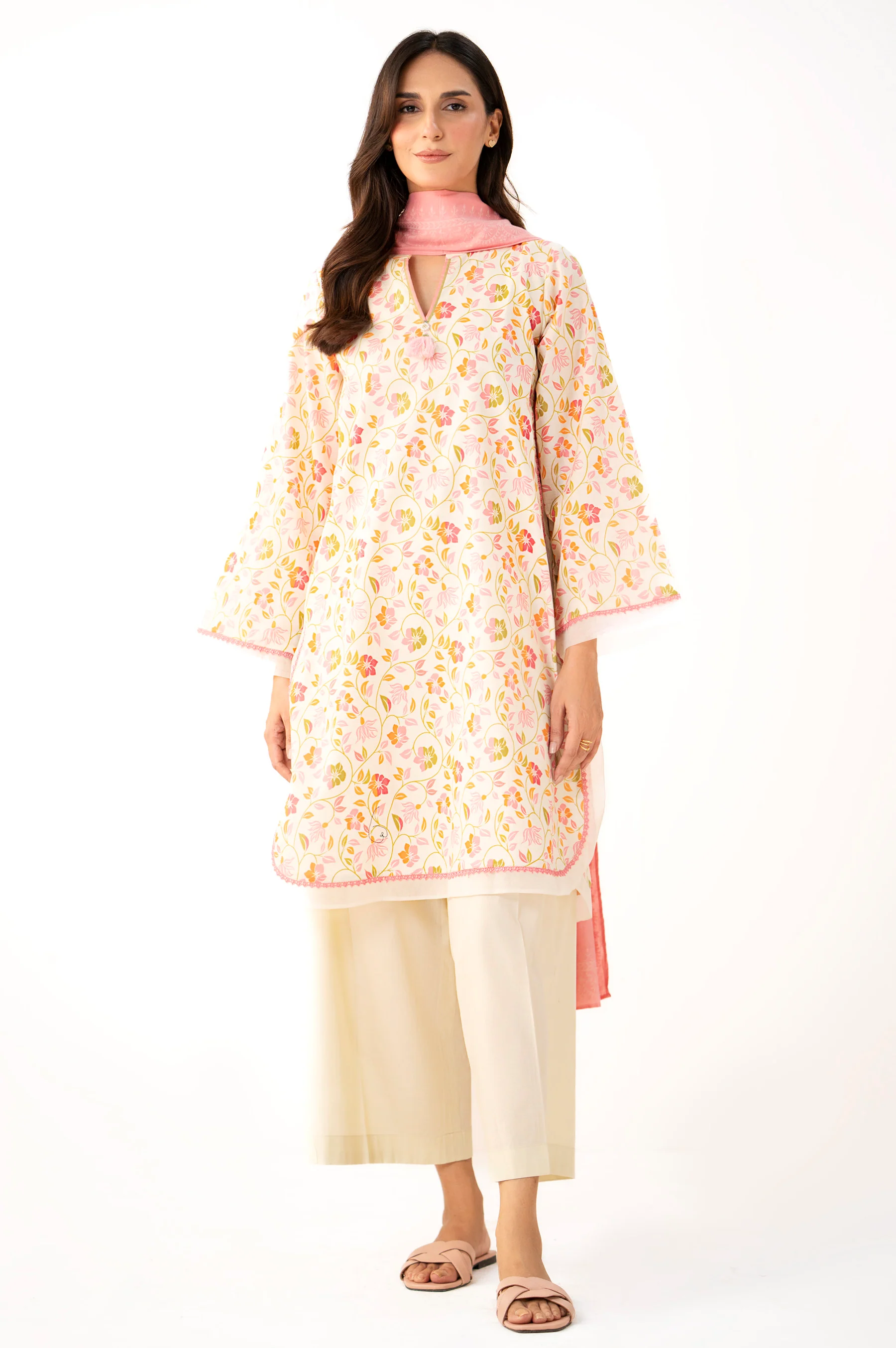 UNSTITCHED PRINTED SUIT - Image 6